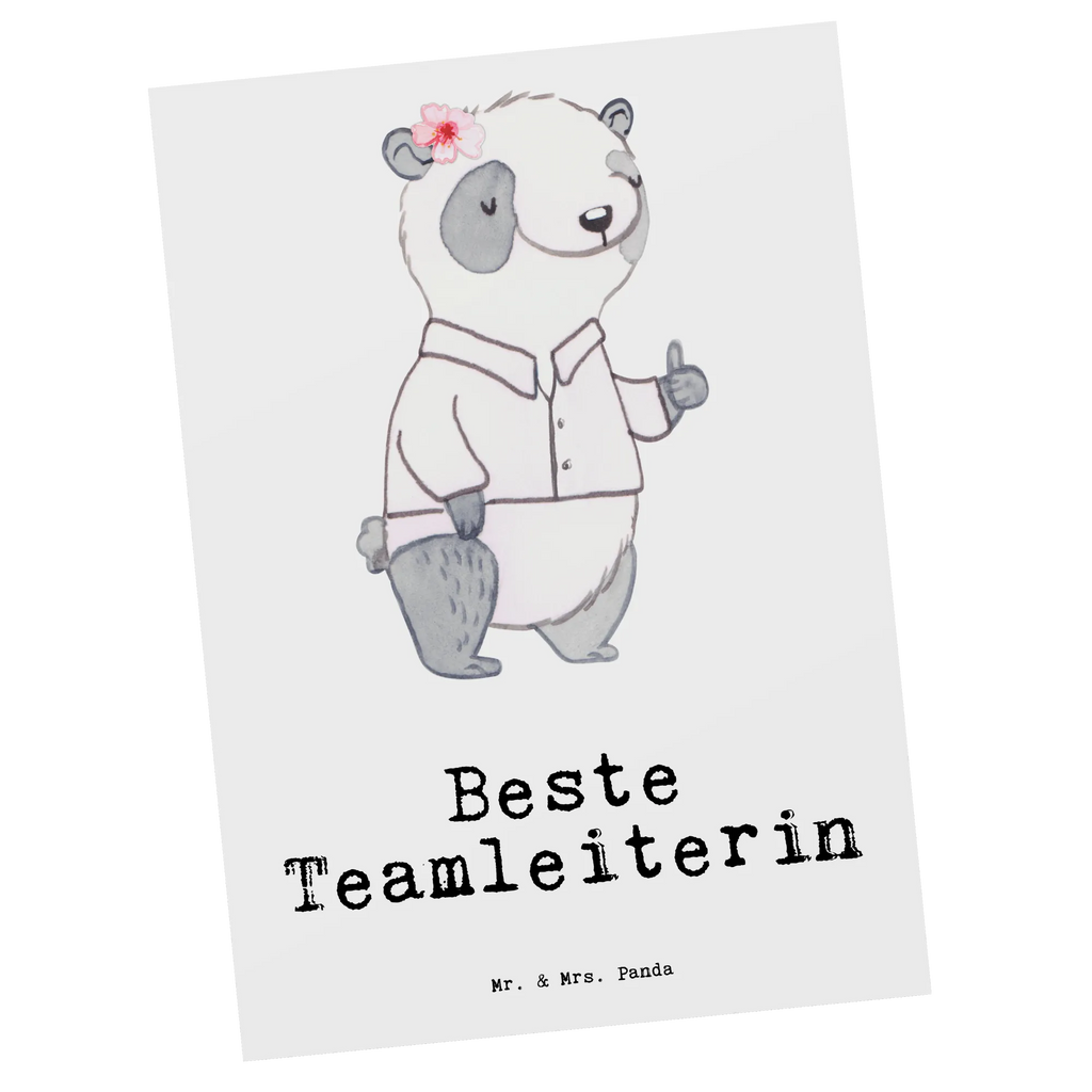 Postkarte Panda Beste Teamleiterin Postkarte, Karte, Geschenkkarte, Grußkarte, Einladung, Ansichtskarte, Geburtstagskarte, Einladungskarte, Dankeskarte, Ansichtskarten, Einladung Geburtstag, Einladungskarten Geburtstag, für, Dankeschön, Geschenk, Schenken, Geburtstag, Geburtstagsgeschenk, Geschenkidee, Danke, Bedanken, Mitbringsel, Freude machen, Geschenktipp, Teamleiterin, Seminarleiterin, Gruppenleiterin, Leiterin, Kollegin, Chefin, Vorgesetzte, Abschied, Abschiedsgeschenk, Ruhestand