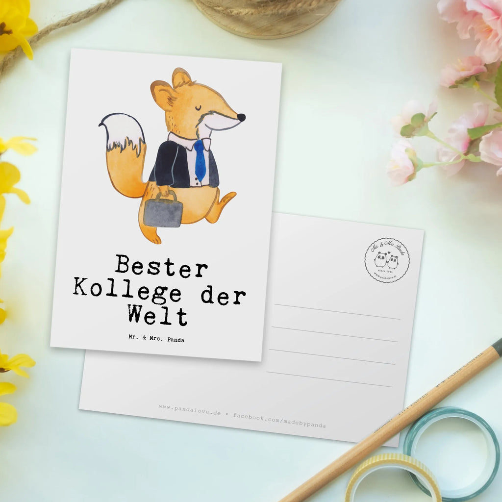 Postkarte Fuchs Bester Kollege der Welt Postkarte, Karte, Geschenkkarte, Grußkarte, Einladung, Ansichtskarte, Geburtstagskarte, Einladungskarte, Dankeskarte, Ansichtskarten, Einladung Geburtstag, Einladungskarten Geburtstag, für, Dankeschön, Geschenk, Schenken, Geburtstag, Geburtstagsgeschenk, Geschenkidee, Danke, Bedanken, Mitbringsel, Freude machen, Geschenktipp, Arbeitskollege, Kollege, Büro, Abschiedsgeschenk, Ruhestand, Arbeit, Mitarbeiter, Berufsgenosse, Beruf