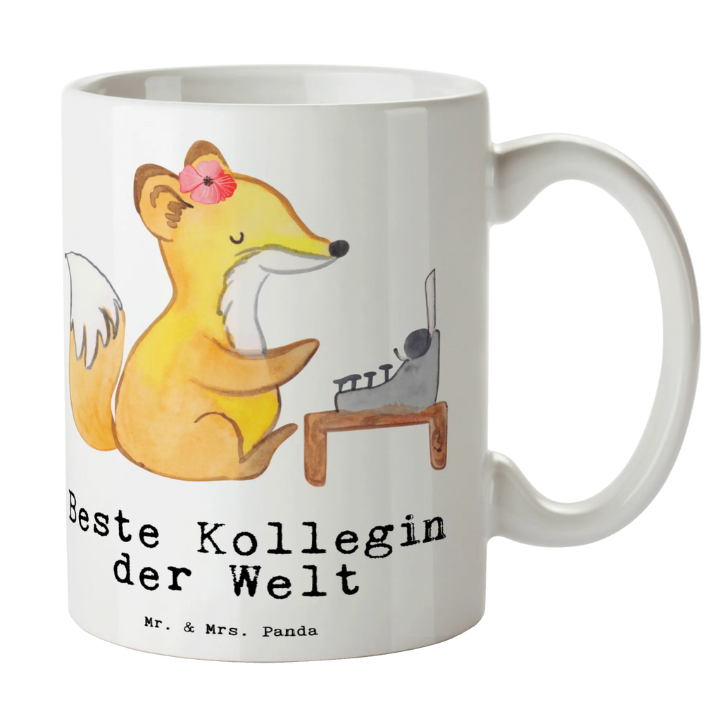 Tasse Fuchs Beste Kollegin der Welt Tasse, Kaffeetasse, Teetasse, Becher, Kaffeebecher, Teebecher, Keramiktasse, Porzellantasse, Büro Tasse, Geschenk Tasse, Tasse Sprüche, Tasse Motive, Kaffeetassen, Tasse bedrucken, Designer Tasse, Cappuccino Tassen, Schöne Teetassen, für, Dankeschön, Geschenk, Schenken, Geburtstag, Geburtstagsgeschenk, Geschenkidee, Danke, Bedanken, Mitbringsel, Freude machen, Geschenktipp, Arbeitskollegin, Kollegin, Freundin, Büro, Abschiedsgeschenk, Ruhestand, Arbeit, Mitarbeiterin, Berufsgenossin, Beruf