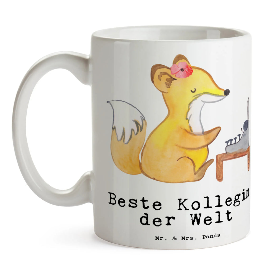 Tasse Fuchs Beste Kollegin der Welt Tasse, Kaffeetasse, Teetasse, Becher, Kaffeebecher, Teebecher, Keramiktasse, Porzellantasse, Büro Tasse, Geschenk Tasse, Tasse Sprüche, Tasse Motive, Kaffeetassen, Tasse bedrucken, Designer Tasse, Cappuccino Tassen, Schöne Teetassen, für, Dankeschön, Geschenk, Schenken, Geburtstag, Geburtstagsgeschenk, Geschenkidee, Danke, Bedanken, Mitbringsel, Freude machen, Geschenktipp, Arbeitskollegin, Kollegin, Freundin, Büro, Abschiedsgeschenk, Ruhestand, Arbeit, Mitarbeiterin, Berufsgenossin, Beruf