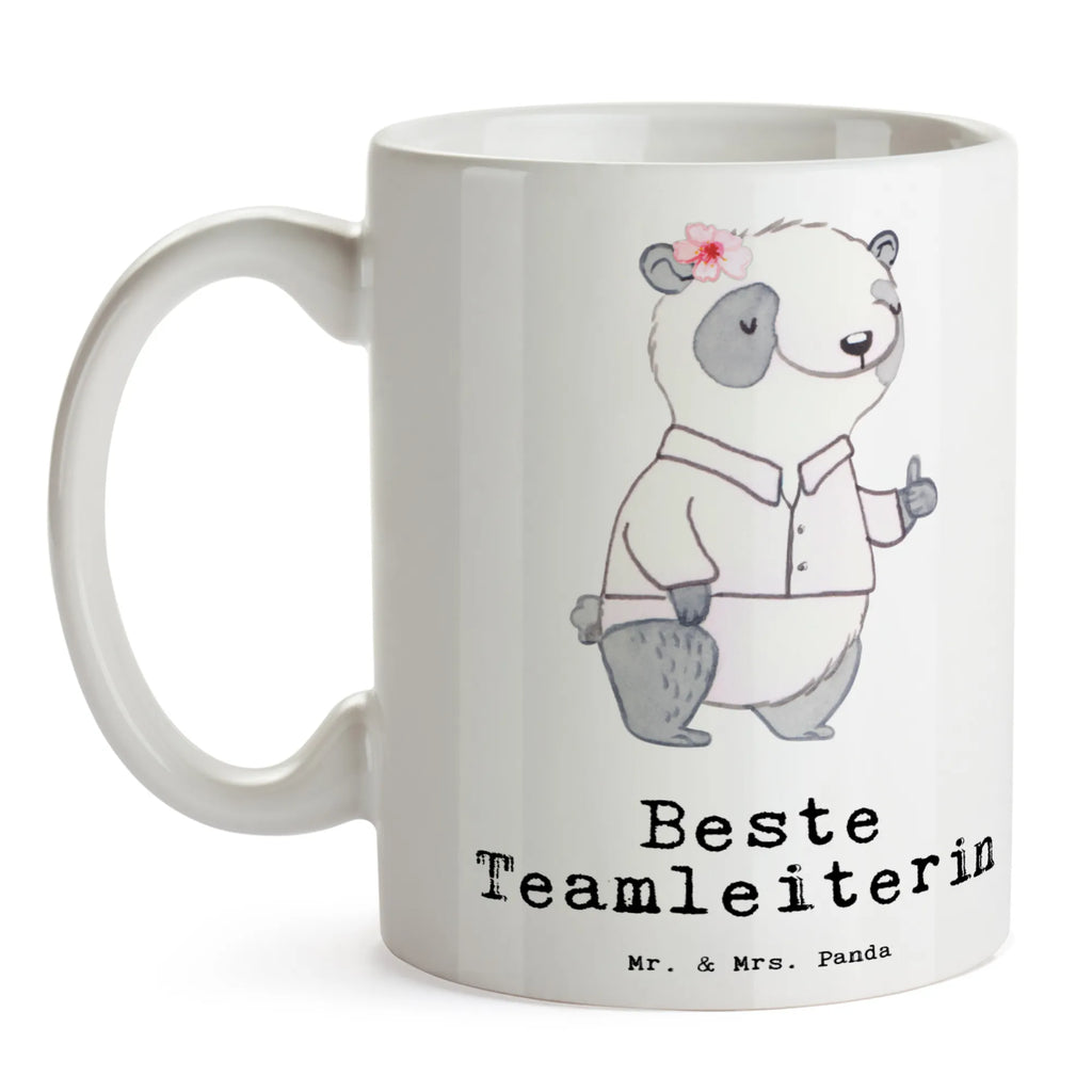 Tasse Panda Beste Teamleiterin Tasse, Kaffeetasse, Teetasse, Becher, Kaffeebecher, Teebecher, Keramiktasse, Porzellantasse, Büro Tasse, Geschenk Tasse, Tasse Sprüche, Tasse Motive, Kaffeetassen, Tasse bedrucken, Designer Tasse, Cappuccino Tassen, Schöne Teetassen, für, Dankeschön, Geschenk, Schenken, Geburtstag, Geburtstagsgeschenk, Geschenkidee, Danke, Bedanken, Mitbringsel, Freude machen, Geschenktipp, Teamleiterin, Seminarleiterin, Gruppenleiterin, Leiterin, Kollegin, Chefin, Vorgesetzte, Abschied, Abschiedsgeschenk, Ruhestand