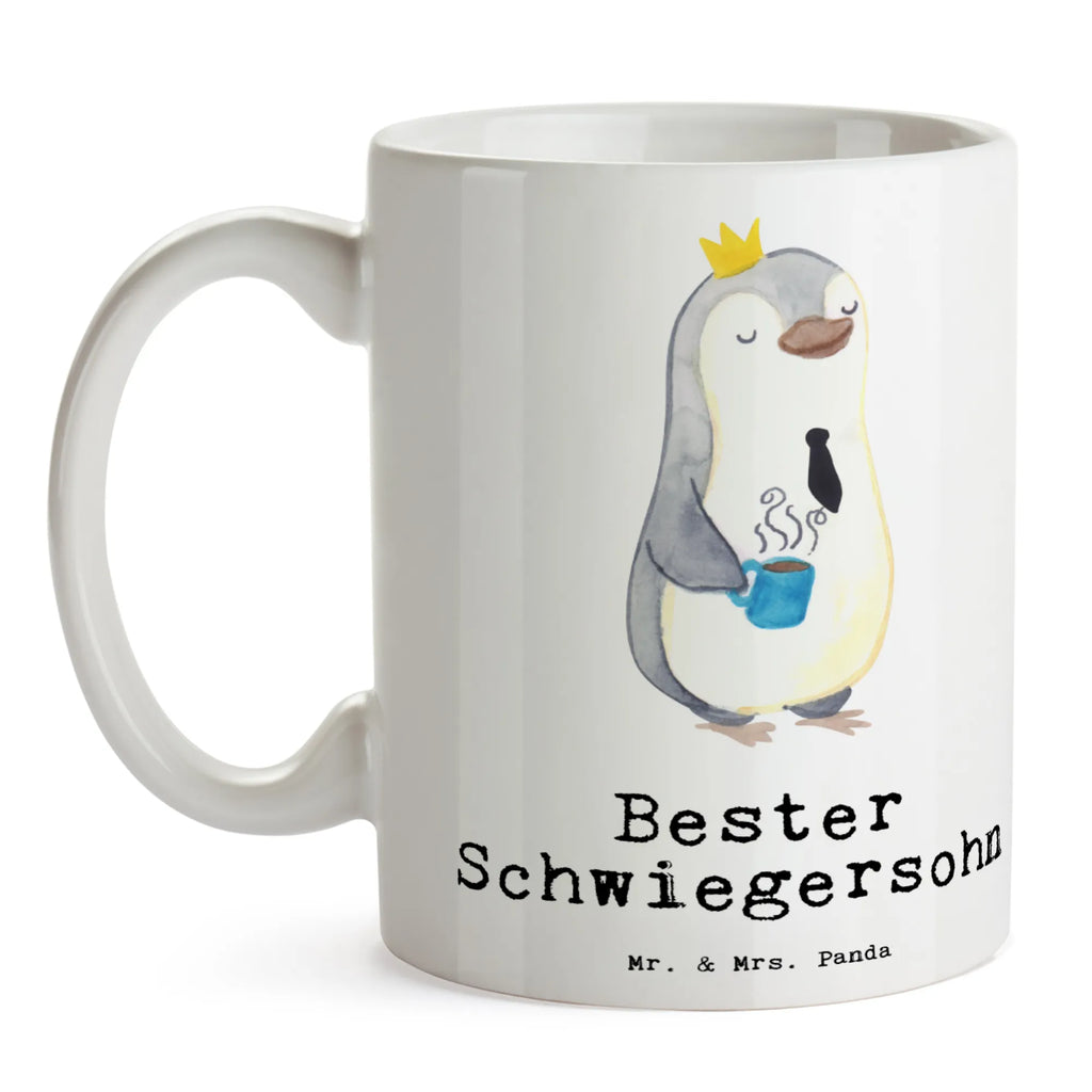 Tasse Pinguin Bester Schwiegersohn Tasse, Kaffeetasse, Teetasse, Becher, Kaffeebecher, Teebecher, Keramiktasse, Porzellantasse, Büro Tasse, Geschenk Tasse, Tasse Sprüche, Tasse Motive, Kaffeetassen, Tasse bedrucken, Designer Tasse, Cappuccino Tassen, Schöne Teetassen, für, Dankeschön, Geschenk, Schenken, Geburtstag, Geburtstagsgeschenk, Geschenkidee, Danke, Bedanken, Mitbringsel, Freude machen, Geschenktipp, Schwiegersohn, Tochter, Ehefrau des Sohns, Frau, angeheiratet, Hochzeit, Heirat