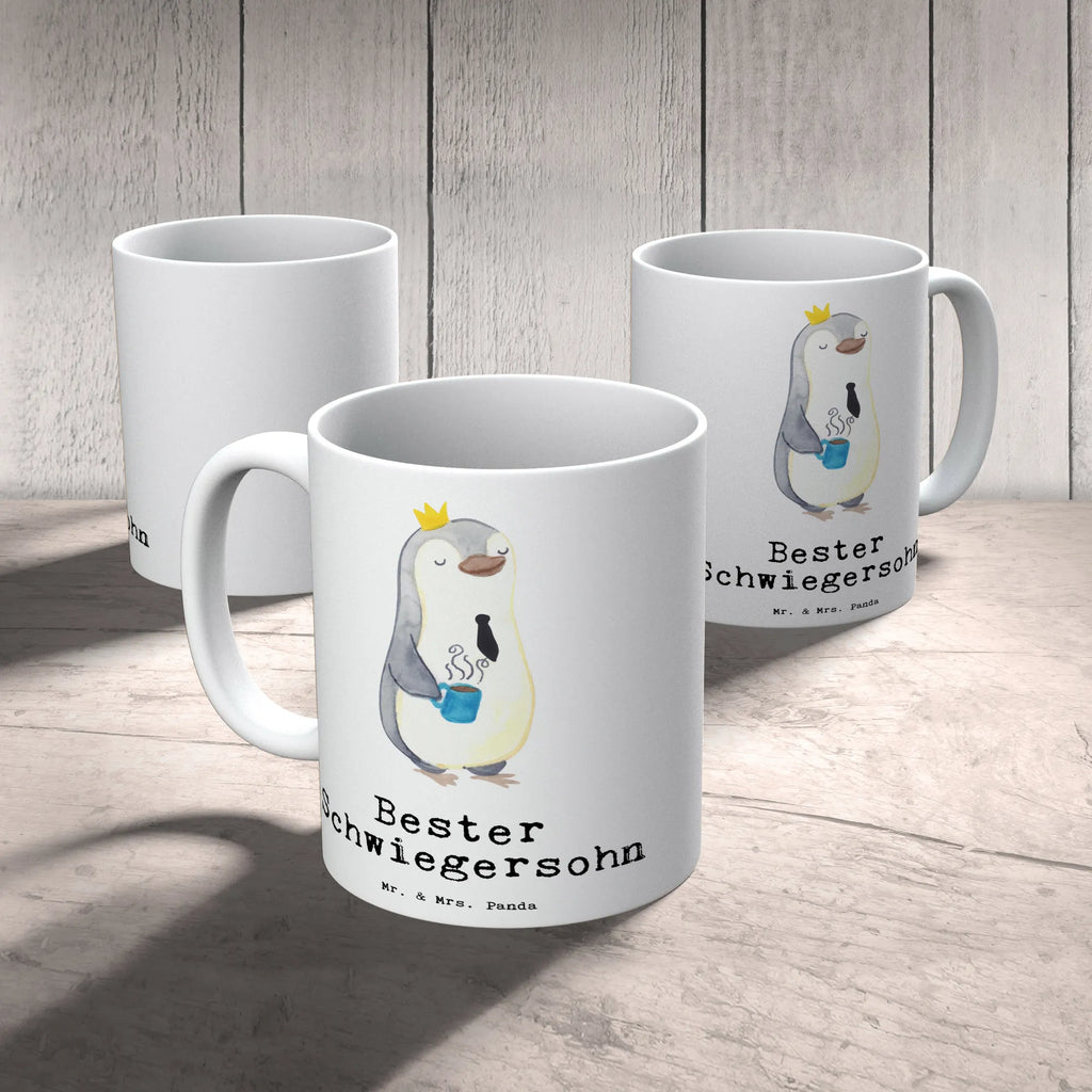 Tasse Pinguin Bester Schwiegersohn Tasse, Kaffeetasse, Teetasse, Becher, Kaffeebecher, Teebecher, Keramiktasse, Porzellantasse, Büro Tasse, Geschenk Tasse, Tasse Sprüche, Tasse Motive, Kaffeetassen, Tasse bedrucken, Designer Tasse, Cappuccino Tassen, Schöne Teetassen, für, Dankeschön, Geschenk, Schenken, Geburtstag, Geburtstagsgeschenk, Geschenkidee, Danke, Bedanken, Mitbringsel, Freude machen, Geschenktipp, Schwiegersohn, Tochter, Ehefrau des Sohns, Frau, angeheiratet, Hochzeit, Heirat