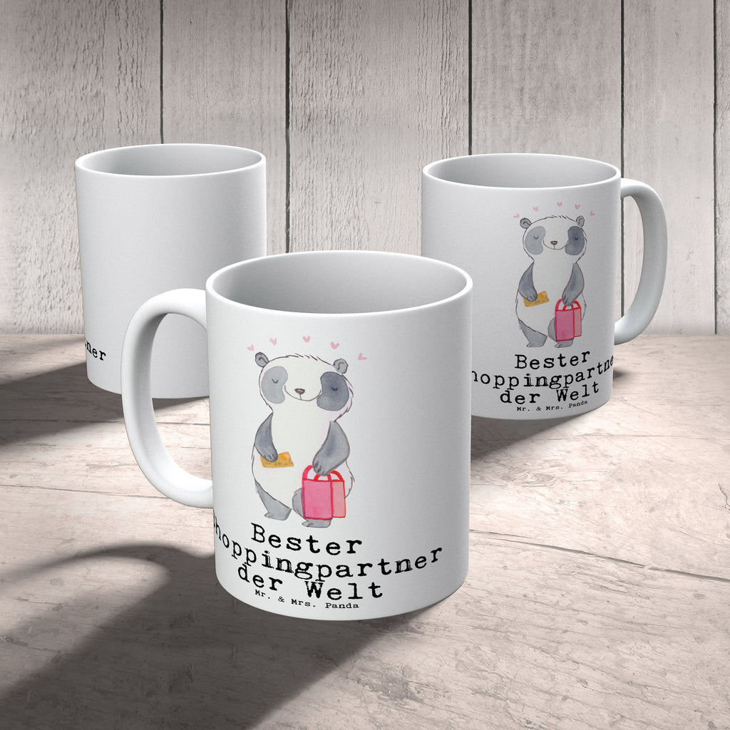 Tasse Panda Bester Shoppingpartner der Welt Tasse, Kaffeetasse, Teetasse, Becher, Kaffeebecher, Teebecher, Keramiktasse, Porzellantasse, Büro Tasse, Geschenk Tasse, Tasse Sprüche, Tasse Motive, Kaffeetassen, Tasse bedrucken, Designer Tasse, Cappuccino Tassen, Schöne Teetassen, für, Dankeschön, Geschenk, Schenken, Geburtstag, Geburtstagsgeschenk, Geschenkidee, Danke, Bedanken, Mitbringsel, Freude machen, Geschenktipp, Shoppingpartner, Shoppen, Begleitung, Partner, Freundin, Freund, bff, Shopping, Einkaufen, Shopping-Queen, Queen, Bester