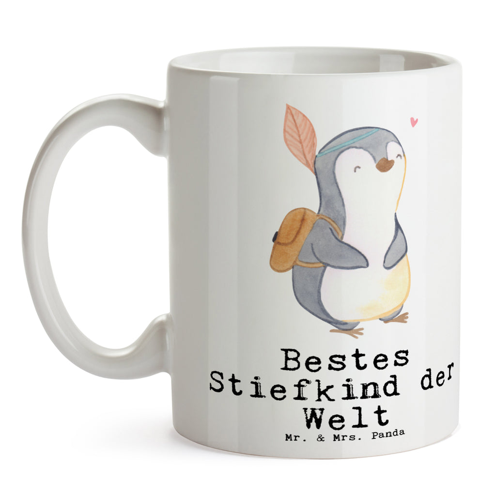 Tasse Pinguin Bestes Stiefkind der Welt Tasse, Kaffeetasse, Teetasse, Becher, Kaffeebecher, Teebecher, Keramiktasse, Porzellantasse, Büro Tasse, Geschenk Tasse, Tasse Sprüche, Tasse Motive, Kaffeetassen, Tasse bedrucken, Designer Tasse, Cappuccino Tassen, Schöne Teetassen, für, Dankeschön, Geschenk, Schenken, Geburtstag, Geburtstagsgeschenk, Geschenkidee, Danke, Bedanken, Mitbringsel, Freude machen, Geschenktipp, Stiefkind, angeheiratet, Kinder, Kind, Kid, Kids, Kiddy, Bestes, Tochter, Sohn, Nachwuchs, Geburt, Liebling, Taufe