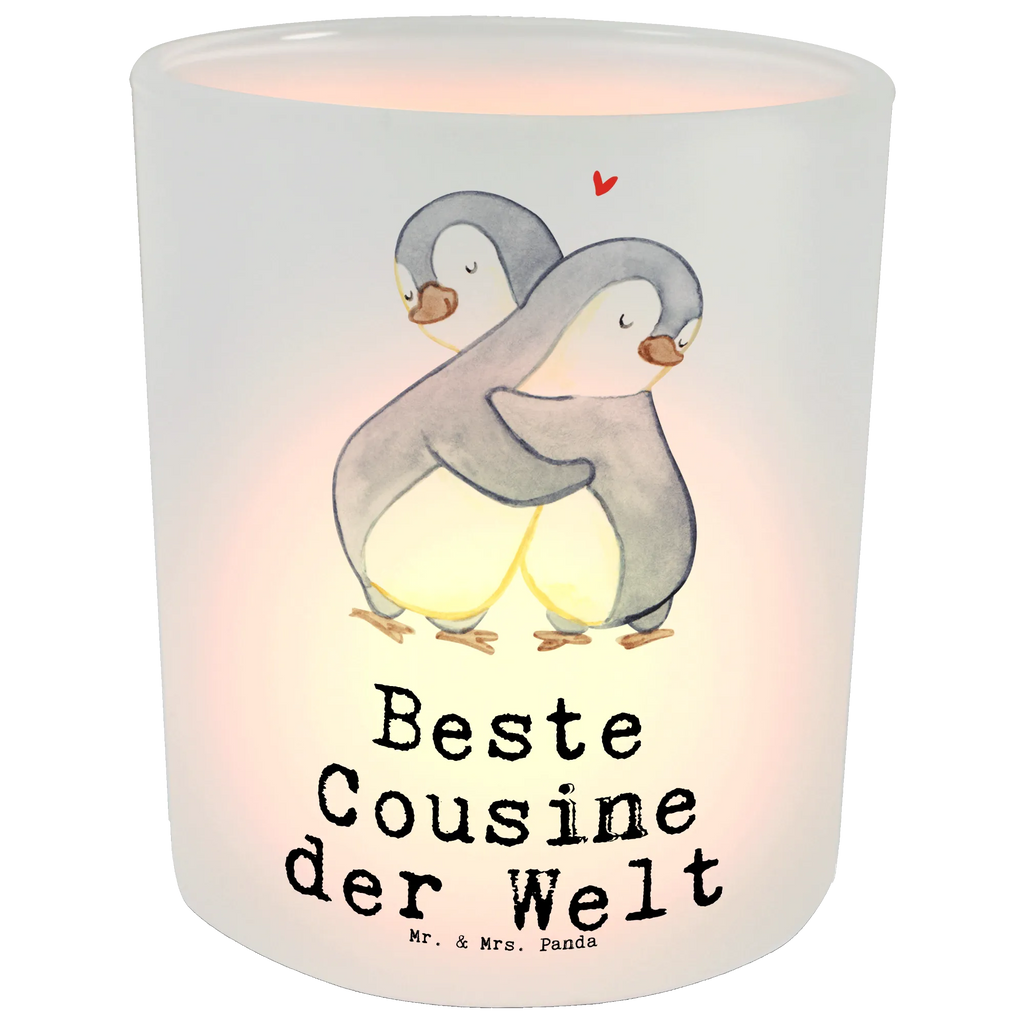 Windlicht Pinguin Beste Cousine der Welt Windlicht Glas, Teelichtglas, Teelichthalter, Teelichter, Kerzenglas, Windlicht Kerze, Kerzenlicht, Glas Windlicht, Windlicht Zur Hochzeit, Windlicht Deko, Windlicht Hochzeit, Teelichtgläser, Windlicht Dekorieren, für, Dankeschön, Geschenk, Schenken, Geburtstag, Geburtstagsgeschenk, Geschenkidee, Danke, Bedanken, Mitbringsel, Freude machen, Geschenktipp, Cousine, Kusine, Kousine, Cousinchen, Tochter von Onkel, Tochter von Tante, Familie, Verwandtschaft, Cousin