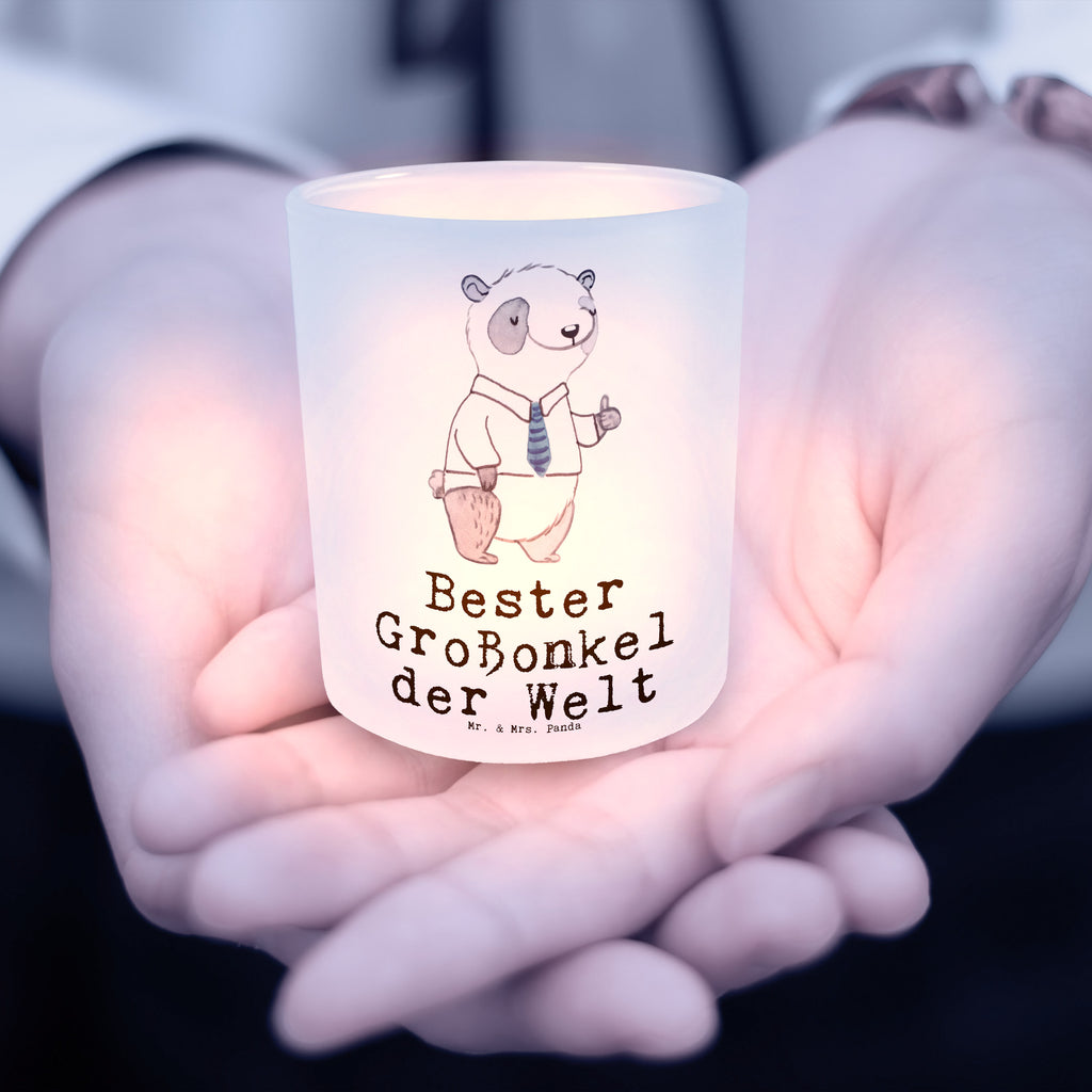 Windlicht Panda Bester Großonkel der Welt Windlicht Glas, Teelichtglas, Teelichthalter, Teelichter, Kerzenglas, Windlicht Kerze, Kerzenlicht, Glas Windlicht, Windlicht Zur Hochzeit, Windlicht Deko, Windlicht Hochzeit, Teelichtgläser, Windlicht Dekorieren, für, Dankeschön, Geschenk, Schenken, Geburtstag, Geburtstagsgeschenk, Geschenkidee, Danke, Bedanken, Mitbringsel, Freude machen, Geschenktipp, Großonkel, Onkel