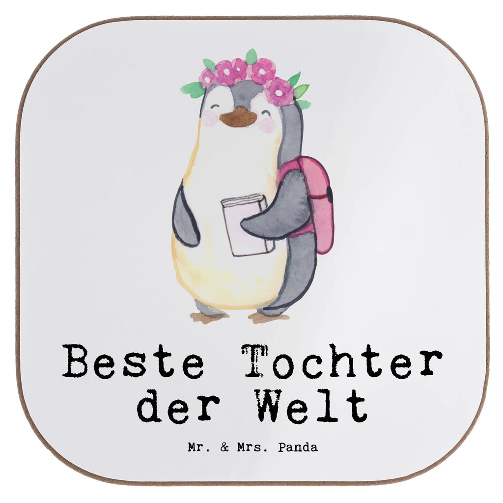 Quadratische Untersetzer Pinguin Beste Tochter der Welt Untersetzer, Bierdeckel, Glasuntersetzer, Untersetzer Gläser, Getränkeuntersetzer, Untersetzer aus Holz, Untersetzer für Gläser, Korkuntersetzer, Untersetzer Holz, Holzuntersetzer, Tassen Untersetzer, Untersetzer Design, für, Dankeschön, Geschenk, Schenken, Geburtstag, Geburtstagsgeschenk, Geschenkidee, Danke, Bedanken, Mitbringsel, Freude machen, Geschenktipp, Tochter, Töchter, Töchterchen, Geburt, Kleine, Mutter, Vater, Kind, Kinder, Familie, Belohnung