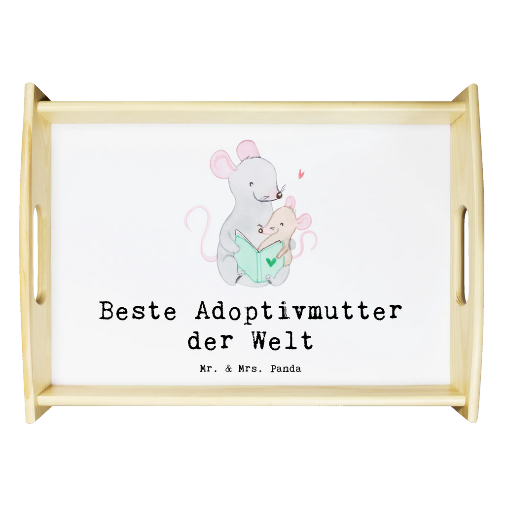 Serviertablett Maus Beste Adoptivmutter der Welt Serviertablett, Tablett, Holztablett, Küchentablett, Dekotablett, Frühstückstablett, für, Dankeschön, Geschenk, Schenken, Geburtstag, Geburtstagsgeschenk, Geschenkidee, Danke, Bedanken, Mitbringsel, Freude machen, Geschenktipp, Adoptivmutter, Adoptivmama, adoptiert, Mama, Mami, Mutter, Muttertag, Mutti, Ma, Tochter, Sohn, Beste Mama, Beste, Supermama