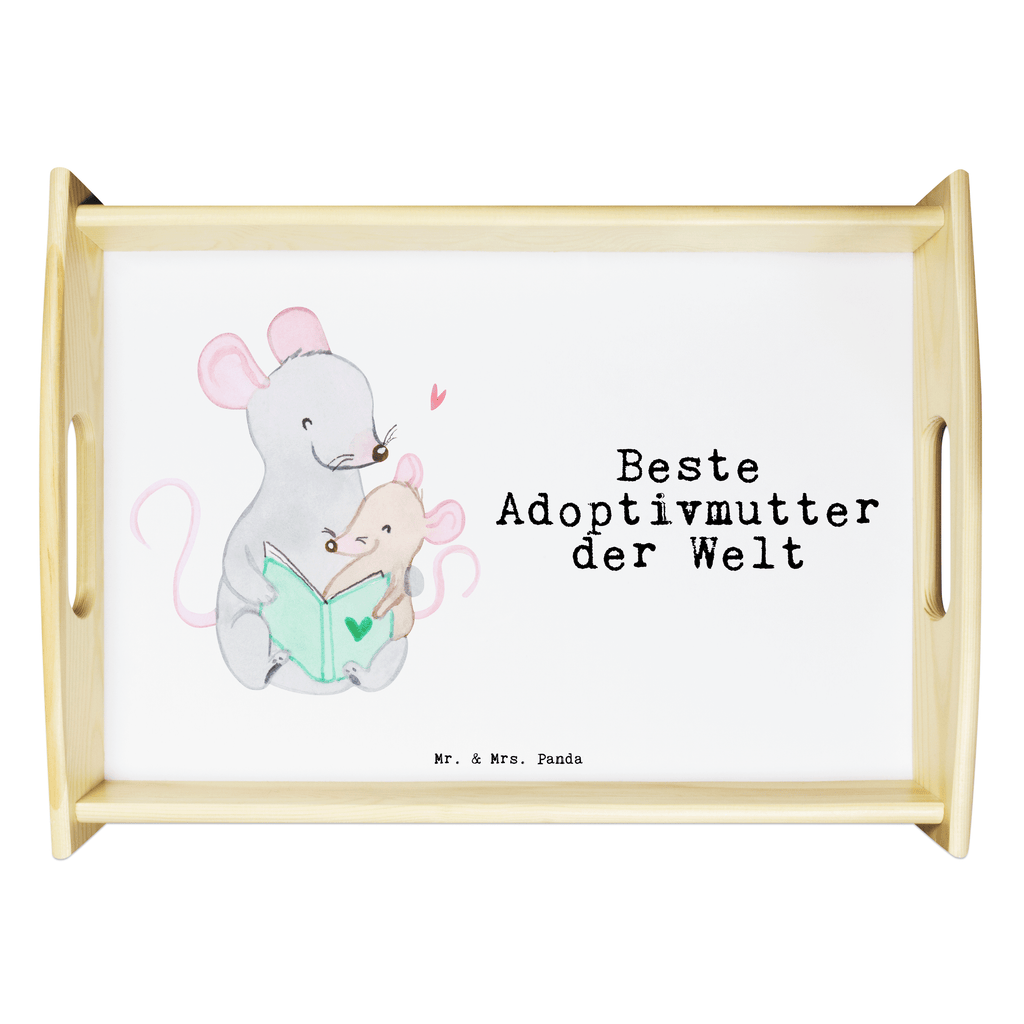 Serviertablett Maus Beste Adoptivmutter der Welt Serviertablett, Tablett, Holztablett, Küchentablett, Dekotablett, Frühstückstablett, für, Dankeschön, Geschenk, Schenken, Geburtstag, Geburtstagsgeschenk, Geschenkidee, Danke, Bedanken, Mitbringsel, Freude machen, Geschenktipp, Adoptivmutter, Adoptivmama, adoptiert, Mama, Mami, Mutter, Muttertag, Mutti, Ma, Tochter, Sohn, Beste Mama, Beste, Supermama