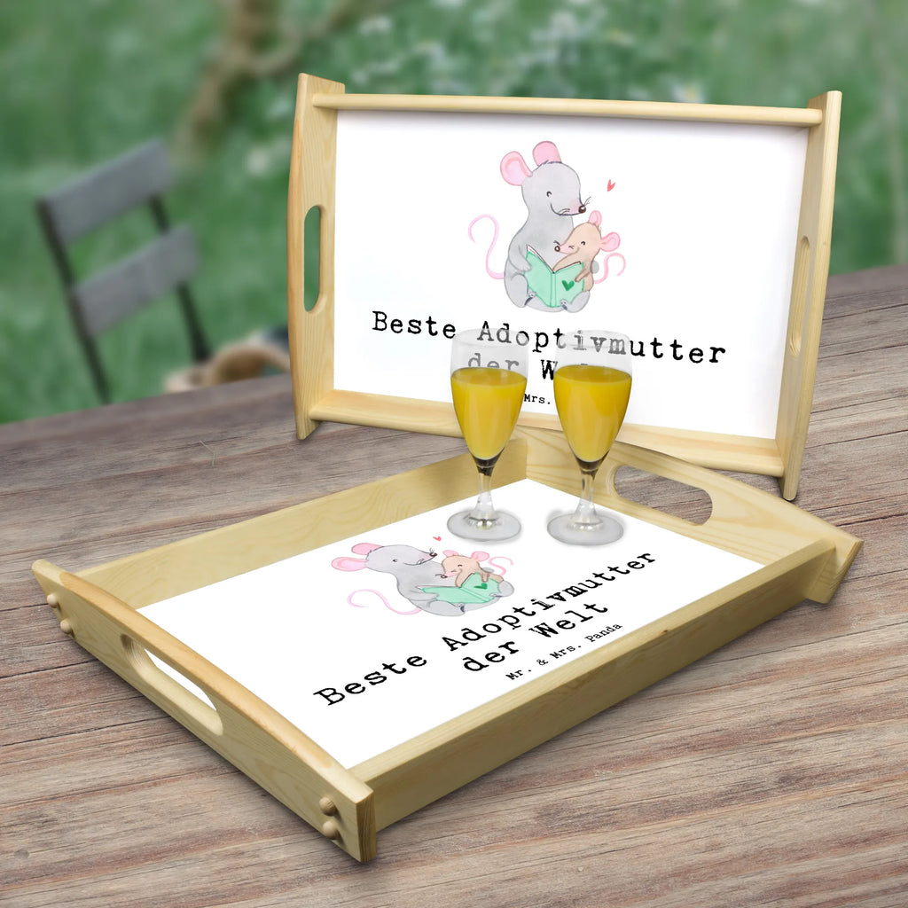 Serviertablett Maus Beste Adoptivmutter der Welt Serviertablett, Tablett, Holztablett, Küchentablett, Dekotablett, Frühstückstablett, für, Dankeschön, Geschenk, Schenken, Geburtstag, Geburtstagsgeschenk, Geschenkidee, Danke, Bedanken, Mitbringsel, Freude machen, Geschenktipp, Adoptivmutter, Adoptivmama, adoptiert, Mama, Mami, Mutter, Muttertag, Mutti, Ma, Tochter, Sohn, Beste Mama, Beste, Supermama