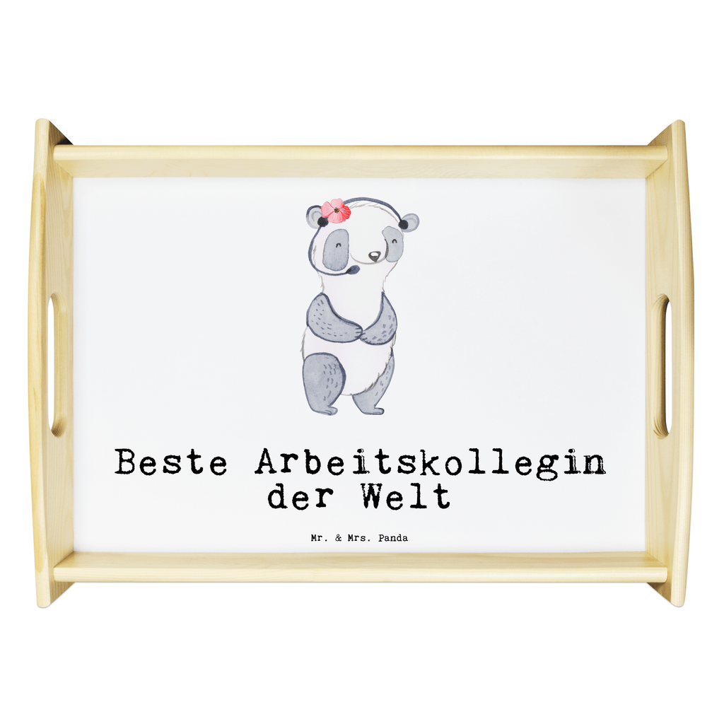 Serviertablett Panda Beste Arbeitskollegin der Welt Serviertablett, Tablett, Holztablett, Küchentablett, Dekotablett, Frühstückstablett, für, Dankeschön, Geschenk, Schenken, Geburtstag, Geburtstagsgeschenk, Geschenkidee, Danke, Bedanken, Mitbringsel, Freude machen, Geschenktipp, Arbeitskollegin, Kollegin, Freundin, Büro, Abschiedsgeschenk, Ruhestand, Arbeit, Mitarbeiterin, Berufsgenossin, Beruf