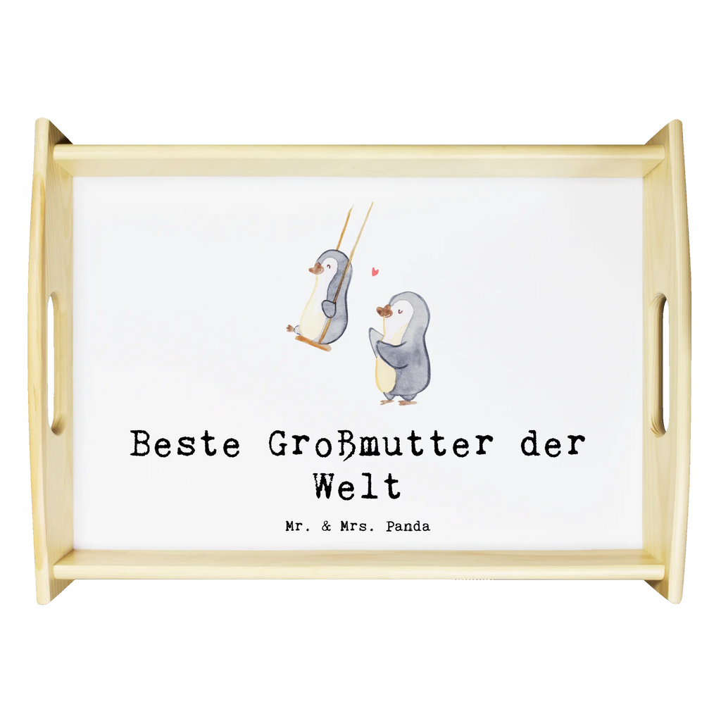 Serviertablett Pinguin Beste Großmutter der Welt Serviertablett, Tablett, Holztablett, Küchentablett, Dekotablett, Frühstückstablett, für, Dankeschön, Geschenk, Schenken, Geburtstag, Geburtstagsgeschenk, Geschenkidee, Danke, Bedanken, Mitbringsel, Freude machen, Geschenktipp, Großmutter, Omi, Oma, Oma geworden, Grosseltern