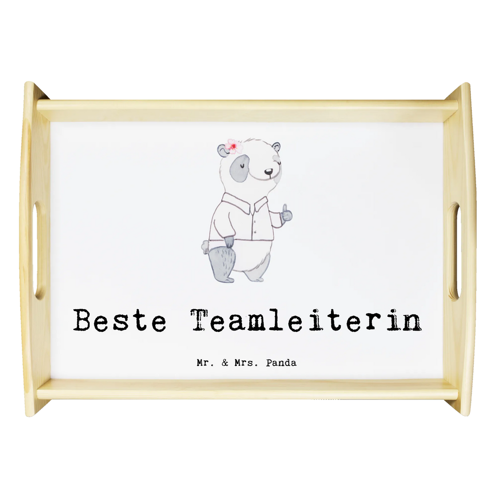 Serviertablett Panda Beste Teamleiterin Serviertablett, Tablett, Holztablett, Küchentablett, Dekotablett, Frühstückstablett, für, Dankeschön, Geschenk, Schenken, Geburtstag, Geburtstagsgeschenk, Geschenkidee, Danke, Bedanken, Mitbringsel, Freude machen, Geschenktipp, Teamleiterin, Seminarleiterin, Gruppenleiterin, Leiterin, Kollegin, Chefin, Vorgesetzte, Abschied, Abschiedsgeschenk, Ruhestand