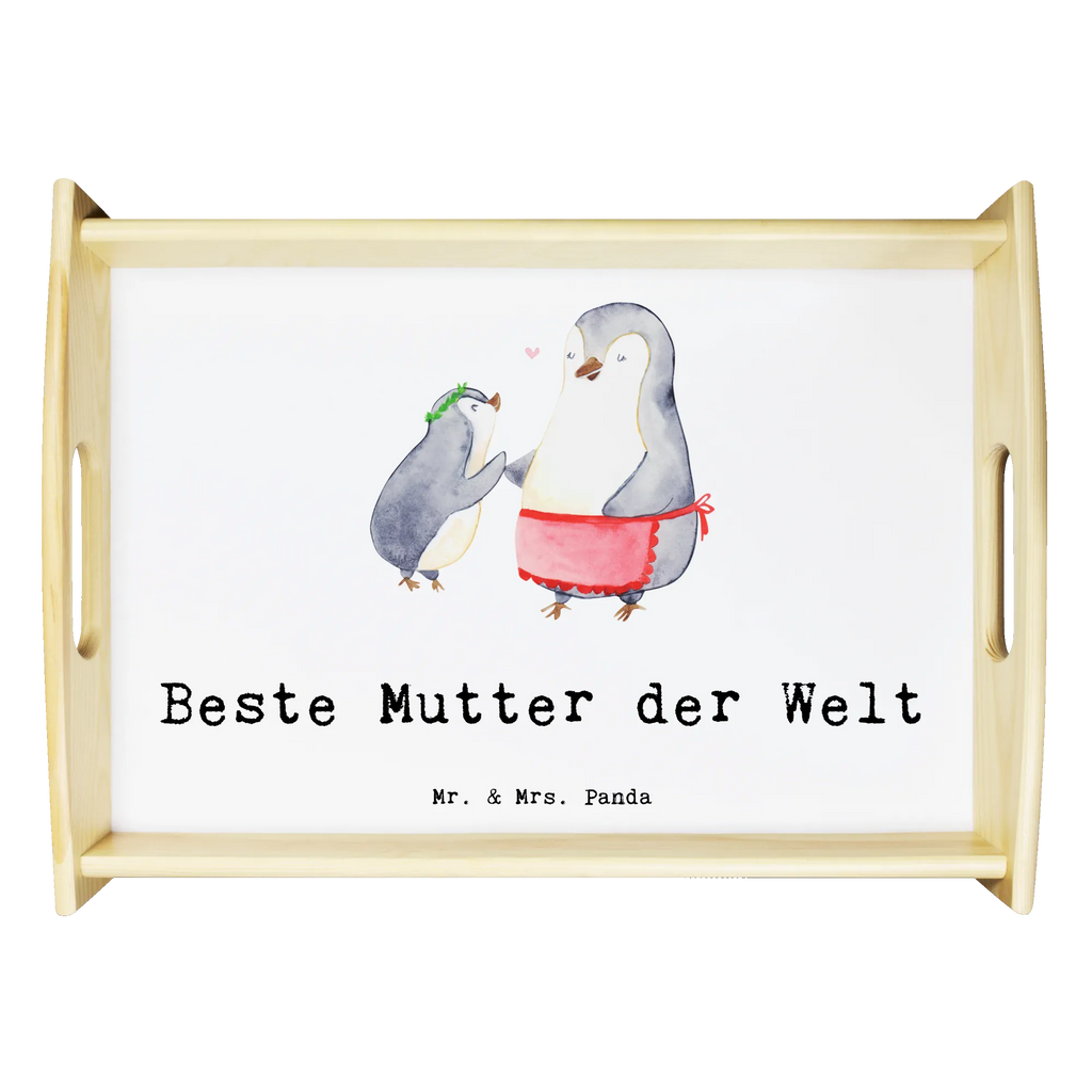 Serviertablett Pinguin Beste Mutter der Welt Serviertablett, Tablett, Holztablett, Küchentablett, Dekotablett, Frühstückstablett, für, Dankeschön, Geschenk, Schenken, Geburtstag, Geburtstagsgeschenk, Geschenkidee, Danke, Bedanken, Mitbringsel, Freude machen, Geschenktipp, Mama, Mami, Mutter, Muttertag, Mutti, Ma, Tochter, Sohn, Beste Mama, Beste, Supermama