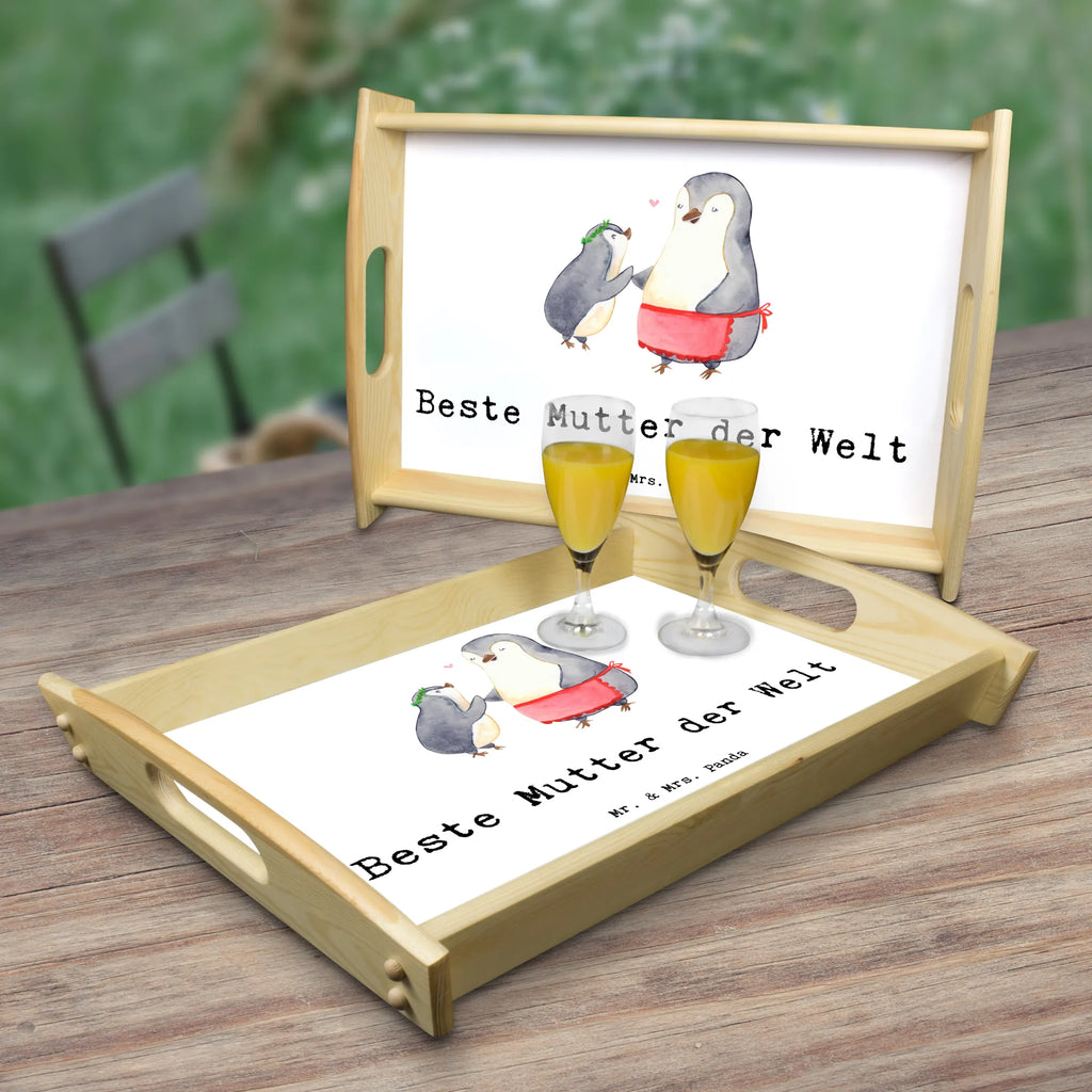 Serviertablett Pinguin Beste Mutter der Welt Serviertablett, Tablett, Holztablett, Küchentablett, Dekotablett, Frühstückstablett, für, Dankeschön, Geschenk, Schenken, Geburtstag, Geburtstagsgeschenk, Geschenkidee, Danke, Bedanken, Mitbringsel, Freude machen, Geschenktipp, Mama, Mami, Mutter, Muttertag, Mutti, Ma, Tochter, Sohn, Beste Mama, Beste, Supermama