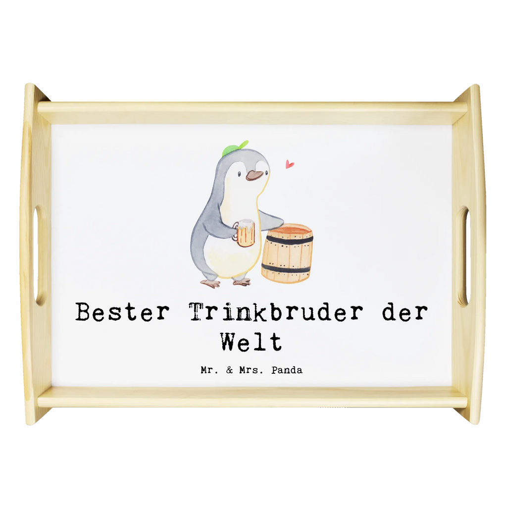 Serviertablett Pinguin Bester Trinkbruder der Welt Serviertablett, Tablett, Holztablett, Küchentablett, Dekotablett, Frühstückstablett, für, Dankeschön, Geschenk, Schenken, Geburtstag, Geburtstagsgeschenk, Geschenkidee, Danke, Bedanken, Mitbringsel, Freude machen, Geschenktipp, Trinkbruder, Trinkkumpel, Kumpel, Saufkumpane, Kumpane, Trinken, Party, Kleinigkeit