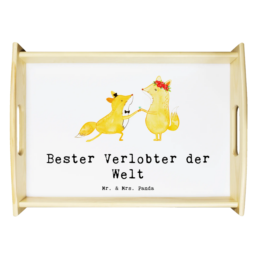 Serviertablett Fuchs Bester Verlobter der Welt Serviertablett, Tablett, Holztablett, Küchentablett, Dekotablett, Frühstückstablett, für, Dankeschön, Geschenk, Schenken, Geburtstag, Geburtstagsgeschenk, Geschenkidee, Danke, Bedanken, Mitbringsel, Freude machen, Geschenktipp, Verlobter, Verloben, Verlobung, Traummann, Mann, Freund, Ehemann, Zukünftiger, Hochzeit, Ehe