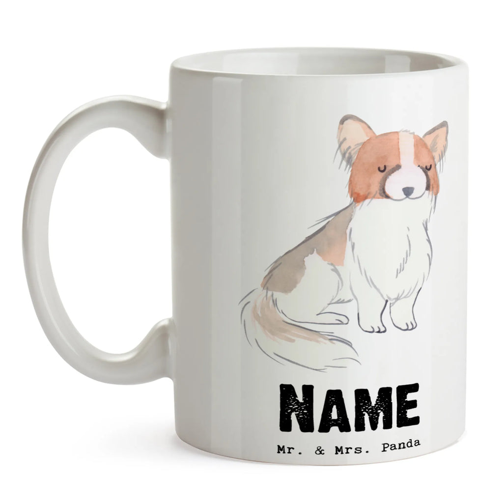 Personalisierte Tasse Papillon Lebensretter Personalisierte Tasse, Namenstasse, Wunschname, Personalisiert, Tasse, Namen, Drucken, Tasse mit Namen, Hund, Hunderasse, Rassehund, Hundebesitzer, Geschenk, Tierfreund, Schenken, Welpe, Kontinentaler Zwergspaniel, Papillon