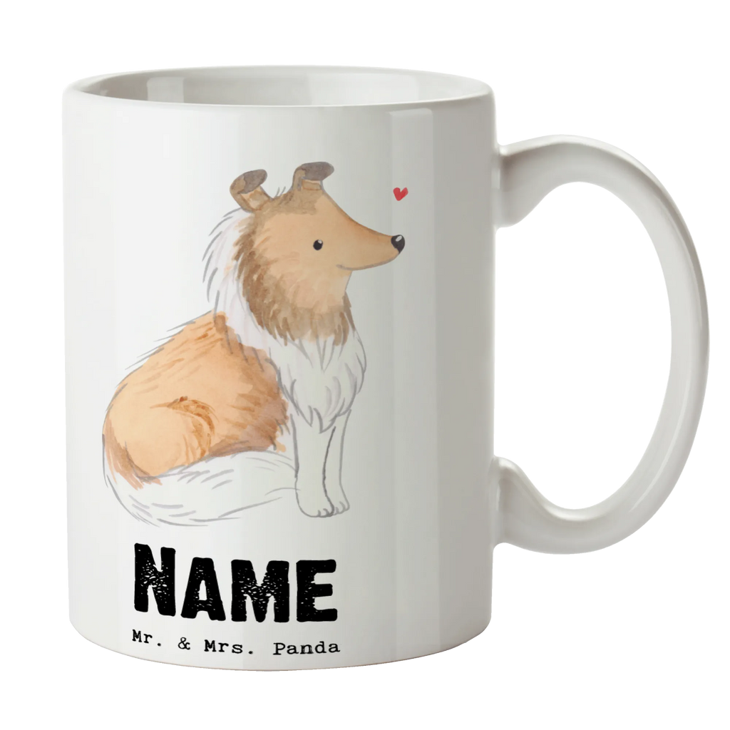 Personalisierte Tasse Langhaar Collie Lebensretter Personalisierte Tasse, Namenstasse, Wunschname, Personalisiert, Tasse, Namen, Drucken, Tasse mit Namen, Hund, Hunderasse, Rassehund, Hundebesitzer, Geschenk, Tierfreund, Schenken, Welpe, Langhaar Collie, britischer Hütehund