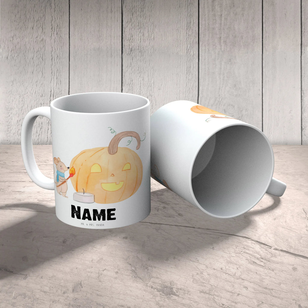 Personalisierte Tasse Kürbis Maus Personalisierte Tasse, Namenstasse, Wunschname, Personalisiert, Tasse, Namen, Drucken, Tasse mit Namen, Halloween, Deko, Martinssingen, Dekoration, Geschenke, Schenken, Halloween Deko, Trick or Treat, Süßes sonst gibt's saures, Maus, Kürbis, Kerzen