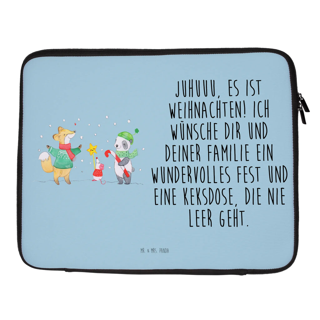 Notebook Tasche Winter Weihnachtsfreude Notebook Tasche, Laptop, Computertasche, Tasche, Notebook-Tasche, Notebook-Reisehülle, Notebook Schutz, Winter, Weihnachten, Weihnachtsdeko, Nikolaus, Advent, Heiligabend, Wintermotiv, Weihnachtsmann, Weihnachtstage, Fuchs, Weihnachtsbaum, Tannenbaum, Weihnachtszeit