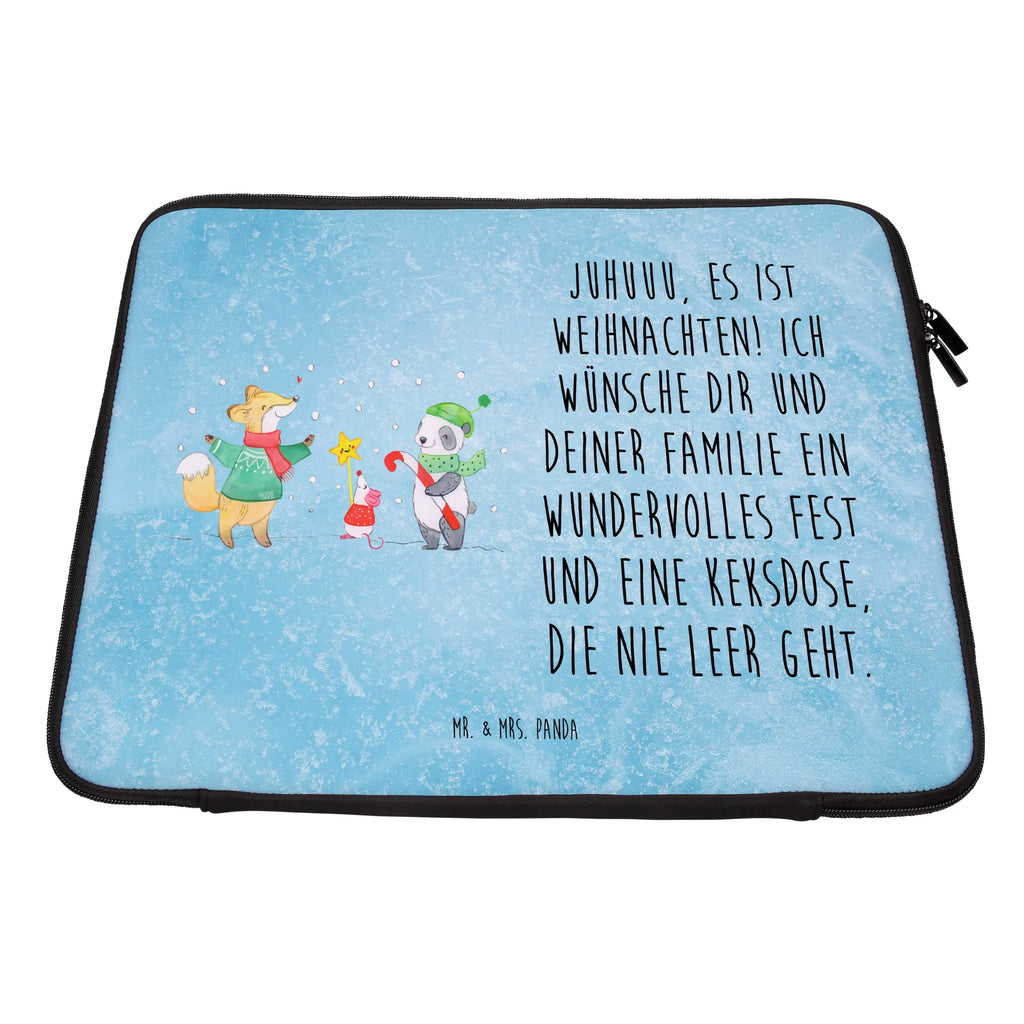 Notebook Tasche Winter Weihnachtsfreude Notebook Tasche, Laptop, Computertasche, Tasche, Notebook-Tasche, Notebook-Reisehülle, Notebook Schutz, Winter, Weihnachten, Weihnachtsdeko, Nikolaus, Advent, Heiligabend, Wintermotiv, Weihnachtsmann, Weihnachtstage, Fuchs, Weihnachtsbaum, Tannenbaum, Weihnachtszeit