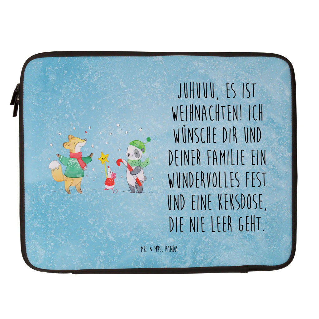 Notebook Tasche Winter Weihnachtsfreude Notebook Tasche, Laptop, Computertasche, Tasche, Notebook-Tasche, Notebook-Reisehülle, Notebook Schutz, Winter, Weihnachten, Weihnachtsdeko, Nikolaus, Advent, Heiligabend, Wintermotiv, Weihnachtsmann, Weihnachtstage, Fuchs, Weihnachtsbaum, Tannenbaum, Weihnachtszeit