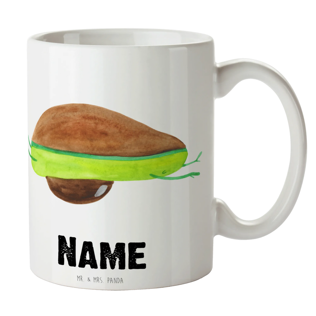 Personalisierte Tasse Avocado Yoga Personalisierte Tasse, Namenstasse, Wunschname, Personalisiert, Tasse, Namen, Drucken, Tasse mit Namen, Avocado, Veggie, Vegan, Gesund, Avocado Yoga Vegan