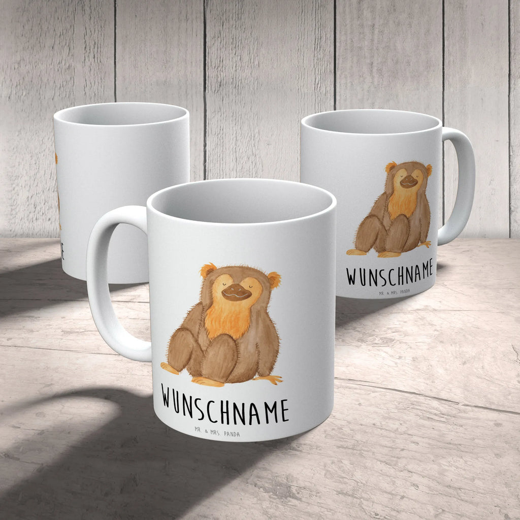 Personalisierte Tasse Affe Personalisierte Tasse, Namenstasse, Wunschname, Personalisiert, Tasse, Namen, Drucken, Tasse mit Namen, Afrika, Wildtiere, Affe, Äffchen, Affen, Selbstliebe, Respekt, Motivation, Selbstachtung, Liebe, Selbstbewusstsein, Selfcare