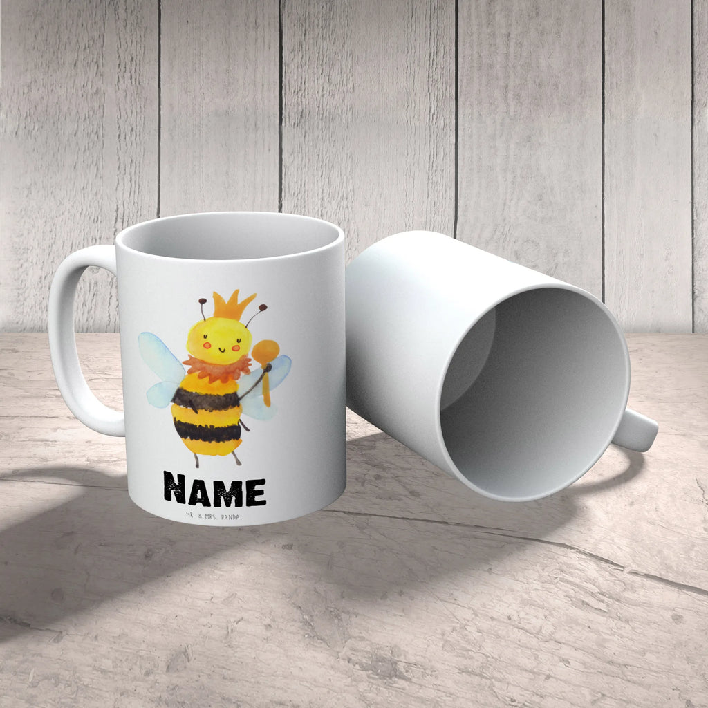 Personalisierte Tasse Biene König Personalisierte Tasse, Namenstasse, Wunschname, Personalisiert, Tasse, Namen, Drucken, Tasse mit Namen, Biene, Wespe, Hummel