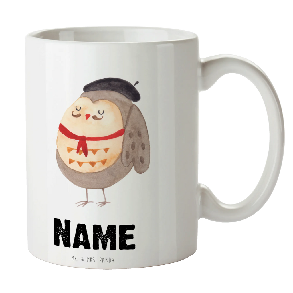 Personalisierte Tasse Eule Französisch Personalisierte Tasse, Namenstasse, Wunschname, Personalisiert, Tasse, Namen, Drucken, Tasse mit Namen, Eule, Eulen, Eule Deko, Owl, hibou, La vie est belle, das Leben ist schön, Spruch schön, Spruch Französisch, Frankreich