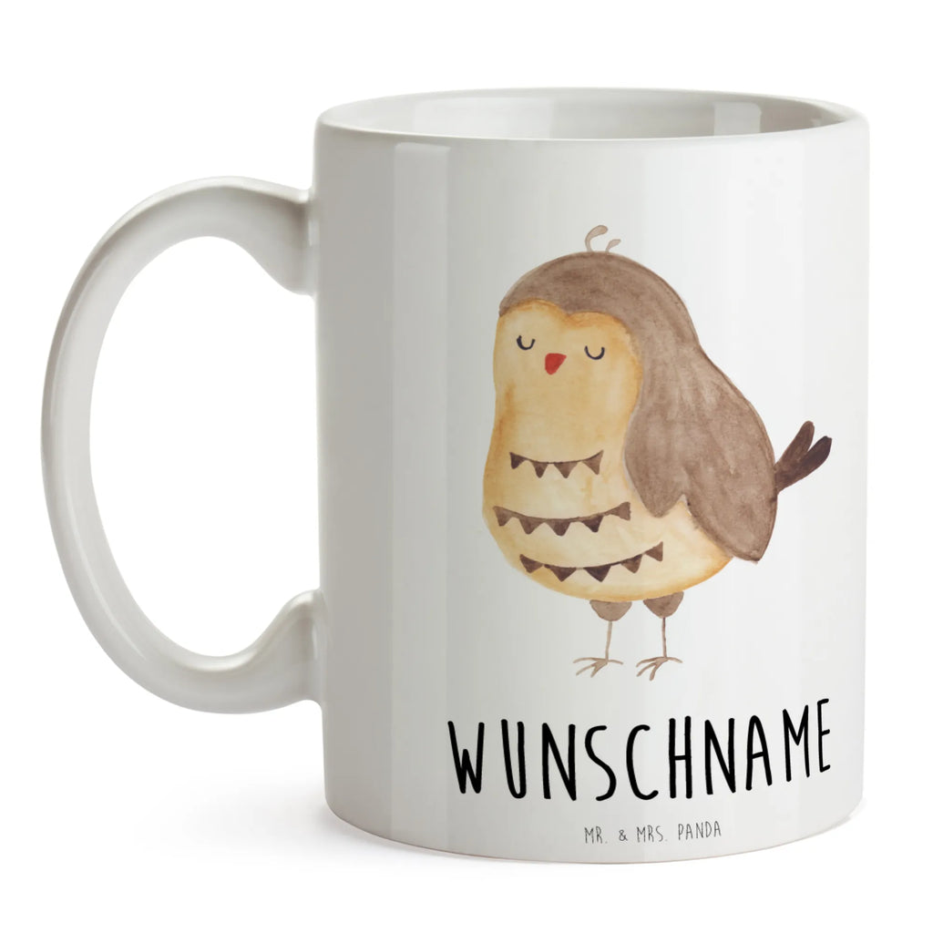 Personalisierte Tasse Eule Zufrieden Personalisierte Tasse, Namenstasse, Wunschname, Personalisiert, Tasse, Namen, Drucken, Tasse mit Namen, Eule, Eule Spruch, Eule deko, Owl, Liebe Spruch, Romantisch, Wortspiel lustig, Spruch schön, Geschenk Hochzeitstag