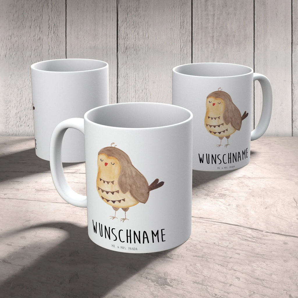 Personalisierte Tasse Eule Zufrieden Personalisierte Tasse, Namenstasse, Wunschname, Personalisiert, Tasse, Namen, Drucken, Tasse mit Namen, Eule, Eule Spruch, Eule deko, Owl, Liebe Spruch, Romantisch, Wortspiel lustig, Spruch schön, Geschenk Hochzeitstag