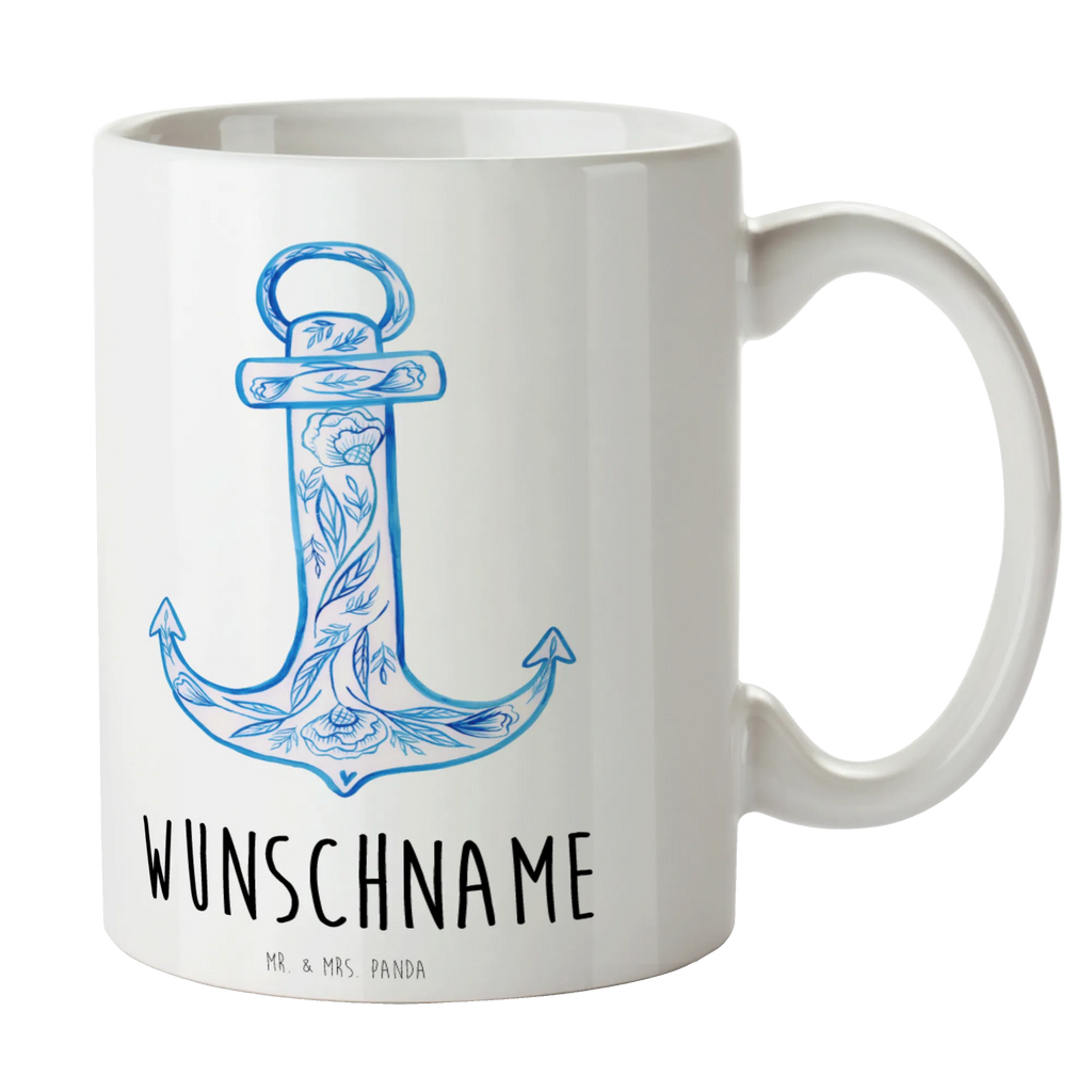 Personalisierte Tasse Anker Blau Personalisierte Tasse, Namenstasse, Wunschname, Personalisiert, Tasse, Namen, Drucken, Tasse mit Namen, Tiermotive, Gute Laune, lustige Sprüche, Tiere