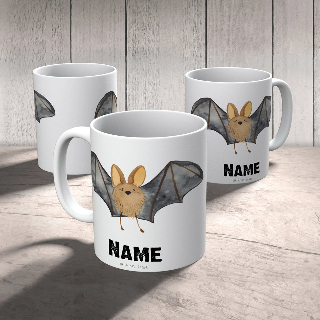 Personalisierte Tasse Fledermaus Flügel Personalisierte Tasse, Namenstasse, Wunschname, Personalisiert, Tasse, Namen, Drucken, Tasse mit Namen, Tiermotive, Gute Laune, lustige Sprüche, Tiere