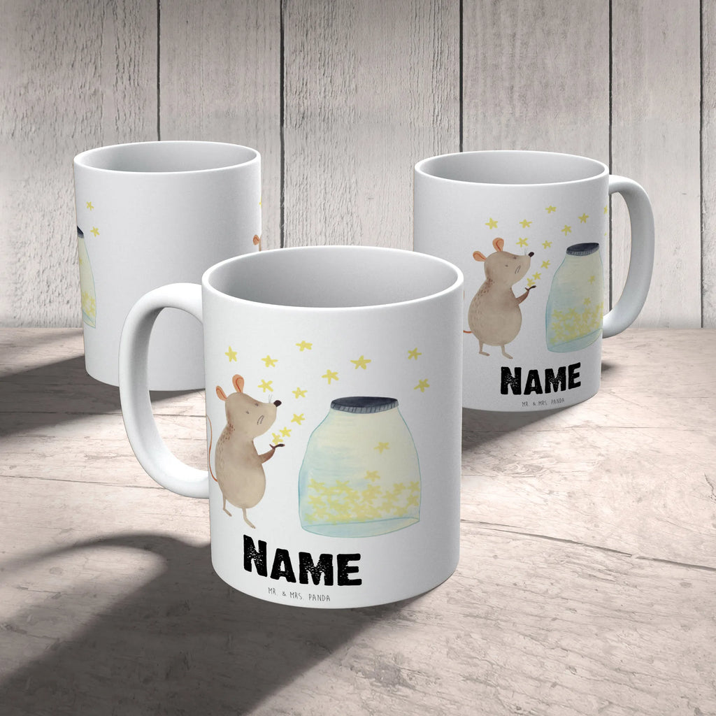 Personalisierte Tasse Maus Sterne Personalisierte Tasse, Namenstasse, Wunschname, Personalisiert, Tasse, Namen, Drucken, Tasse mit Namen, Tiermotive, Gute Laune, lustige Sprüche, Tiere, Maus, Sterne, Wunsch, Kind, Taufe, Taufgeschenk, Geburt, Schwangerschaft, erstes Kind, Kindergeburtstag, Geburtstag, Hoffnung, Träume