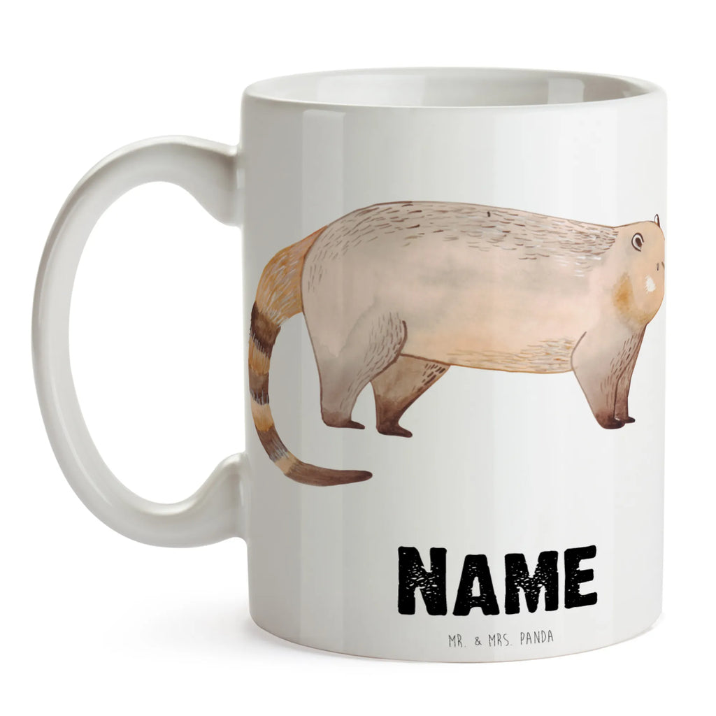 Personalisierte Tasse Nasenbaer Personalisierte Tasse, Namenstasse, Wunschname, Personalisiert, Tasse, Namen, Drucken, Tasse mit Namen, Tiermotive, Gute Laune, lustige Sprüche, Tiere, Nasenbär, Nasenbären, Rüsselbär, Bär