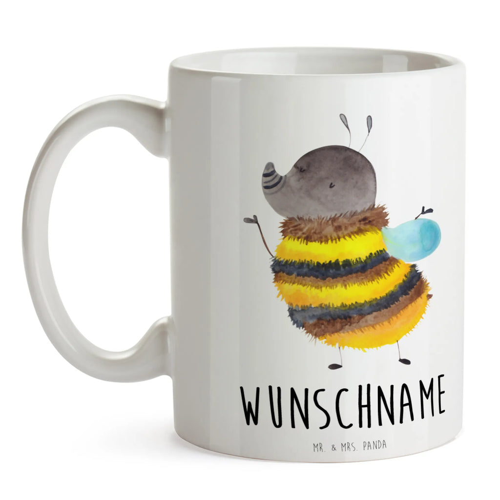 Personalisierte Tasse Hummel flauschig Personalisierte Tasse, Namenstasse, Wunschname, Personalisiert, Tasse, Namen, Drucken, Tasse mit Namen, Tiermotive, Gute Laune, lustige Sprüche, Tiere, Hummel, Flauschig, Biene, Blume, Natur