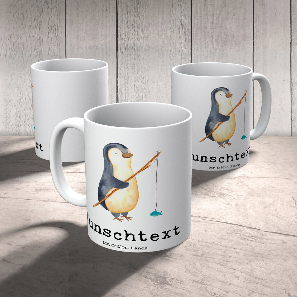 Personalisierte Tasse Pinguin Angler Personalisierte Tasse, Namenstasse, Wunschname, Personalisiert, Tasse, Namen, Drucken, Tasse mit Namen, Pinguin, Pinguine, Angeln, Angler, Tagträume, Hobby, Plan, Planer, Tagesplan, Neustart, Motivation, Geschenk, Freundinnen, Geschenkidee, Urlaub, Wochenende