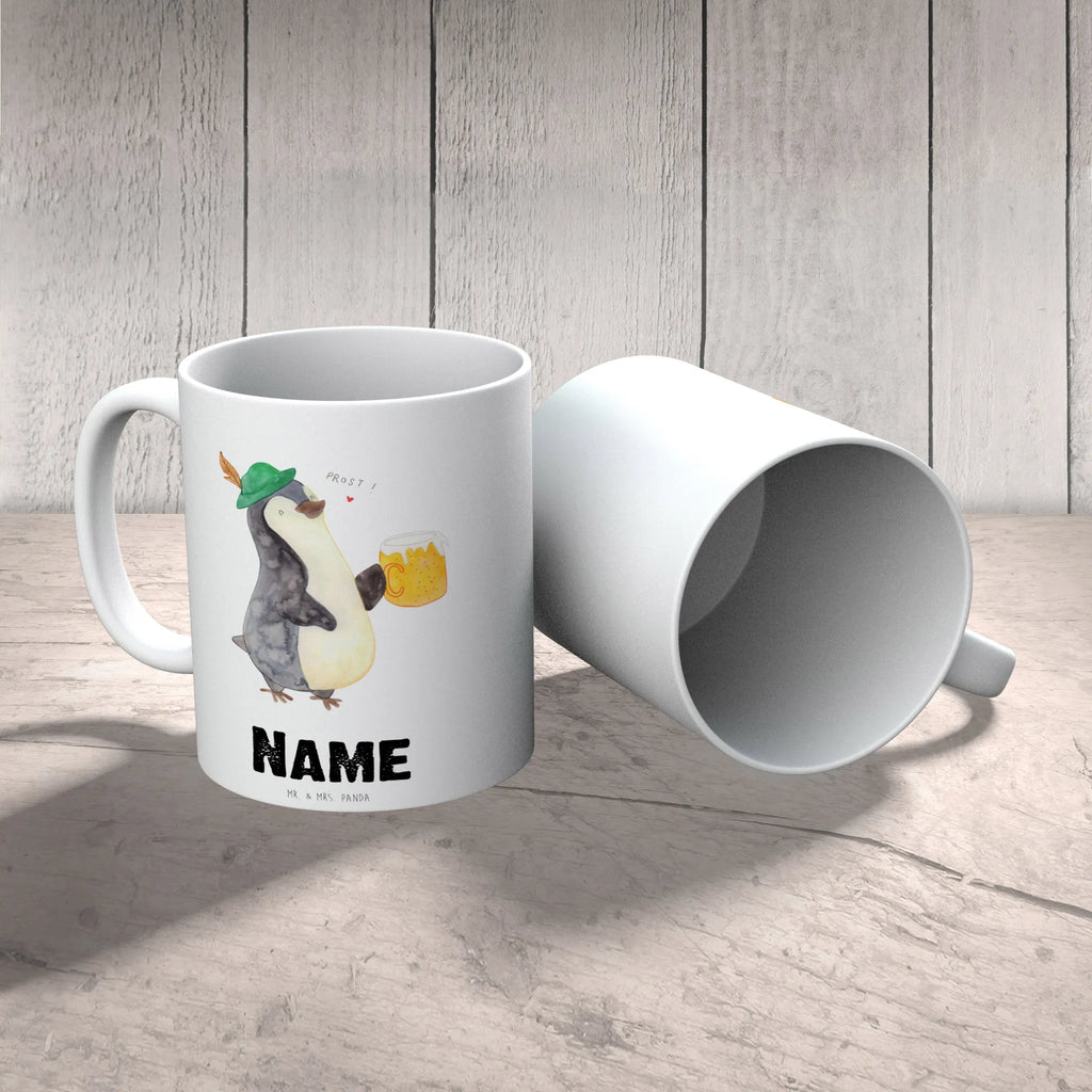 Personalisierte Tasse Pinguin Bier Personalisierte Tasse, Namenstasse, Wunschname, Personalisiert, Tasse, Namen, Drucken, Tasse mit Namen, Pinguin, Pinguine, Bier, Oktoberfest