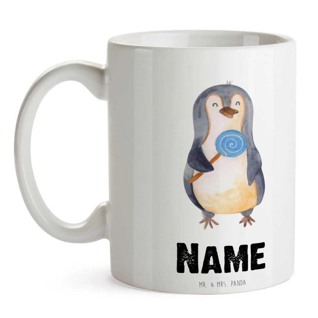 Personalisierte Tasse Pinguin Lolli Personalisierte Tasse, Namenstasse, Wunschname, Personalisiert, Tasse, Namen, Drucken, Tasse mit Namen, Pinguin, Pinguine, Lolli, Süßigkeiten, Blödsinn, Spruch, Rebell, Gauner, Ganove, Rabauke