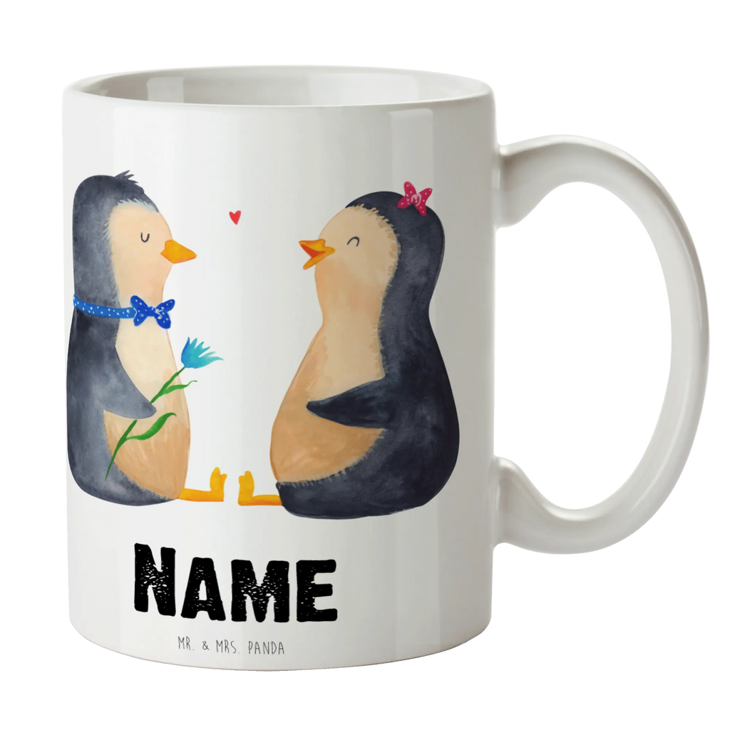 Personalisierte Tasse Pinguin Pärchen Personalisierte Tasse, Namenstasse, Wunschname, Personalisiert, Tasse, Namen, Drucken, Tasse mit Namen, Pinguin, Pinguine, Liebe, Liebespaar, Liebesbeweis, Liebesgeschenk, Verlobung, Jahrestag, Hochzeitstag, Hochzeit, Hochzeitsgeschenk, große Liebe, Traumpaar