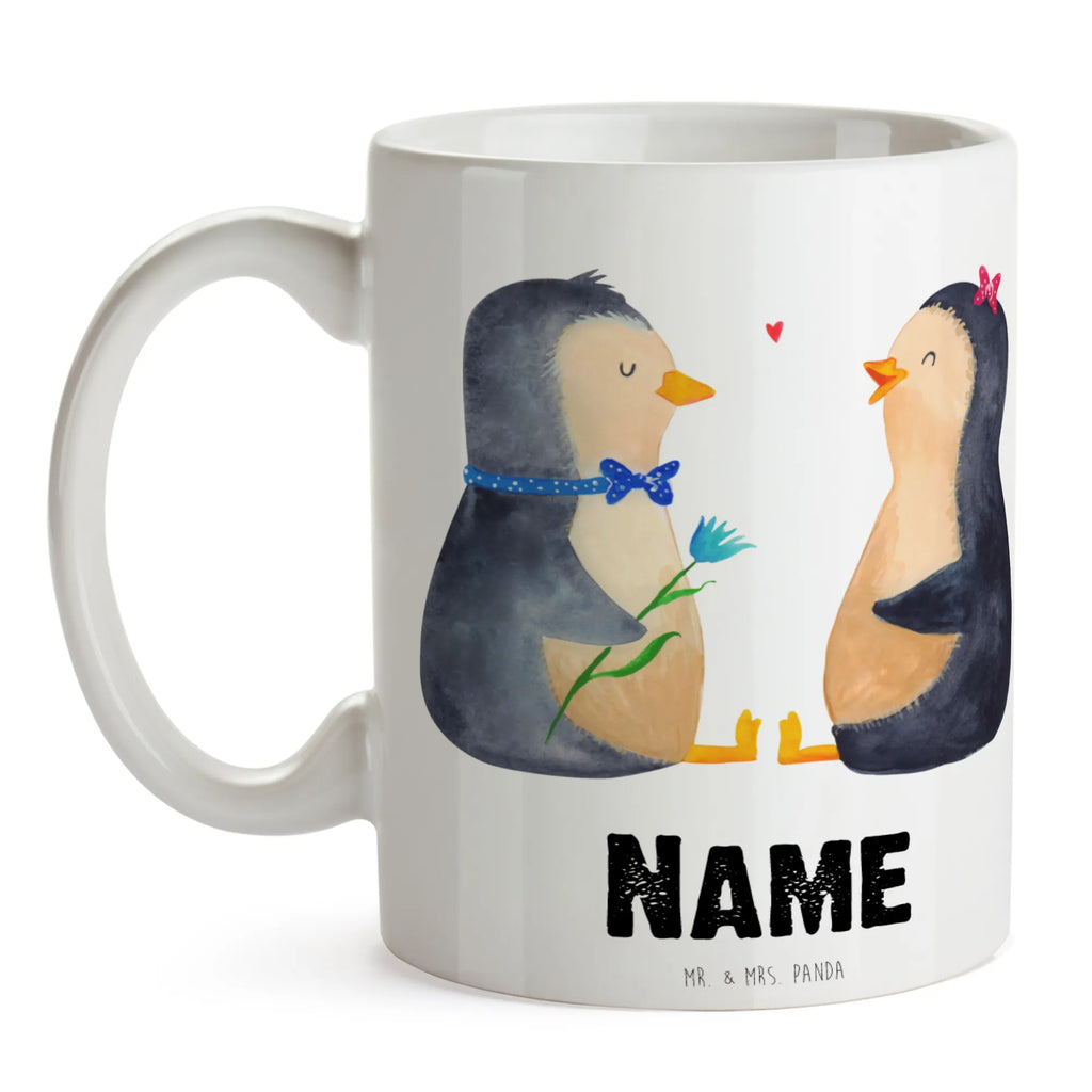 Personalisierte Tasse Pinguin Pärchen Personalisierte Tasse, Namenstasse, Wunschname, Personalisiert, Tasse, Namen, Drucken, Tasse mit Namen, Pinguin, Pinguine, Liebe, Liebespaar, Liebesbeweis, Liebesgeschenk, Verlobung, Jahrestag, Hochzeitstag, Hochzeit, Hochzeitsgeschenk, große Liebe, Traumpaar