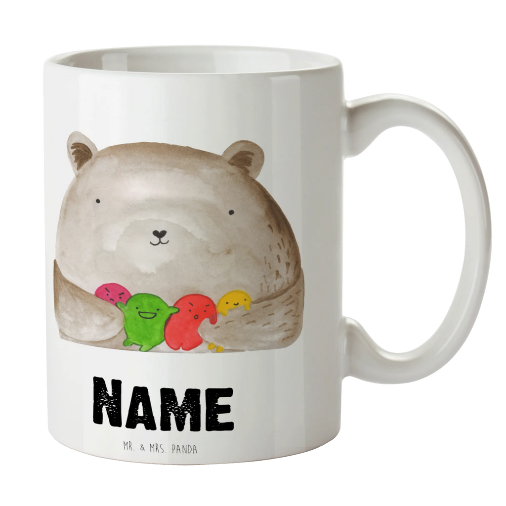 Personalisierte Tasse Bär Gefühl Personalisierte Tasse, Namenstasse, Wunschname, Personalisiert, Tasse, Namen, Drucken, Tasse mit Namen, Bär, Teddy, Teddybär, Wahnsinn, Verrückt, Durchgedreht