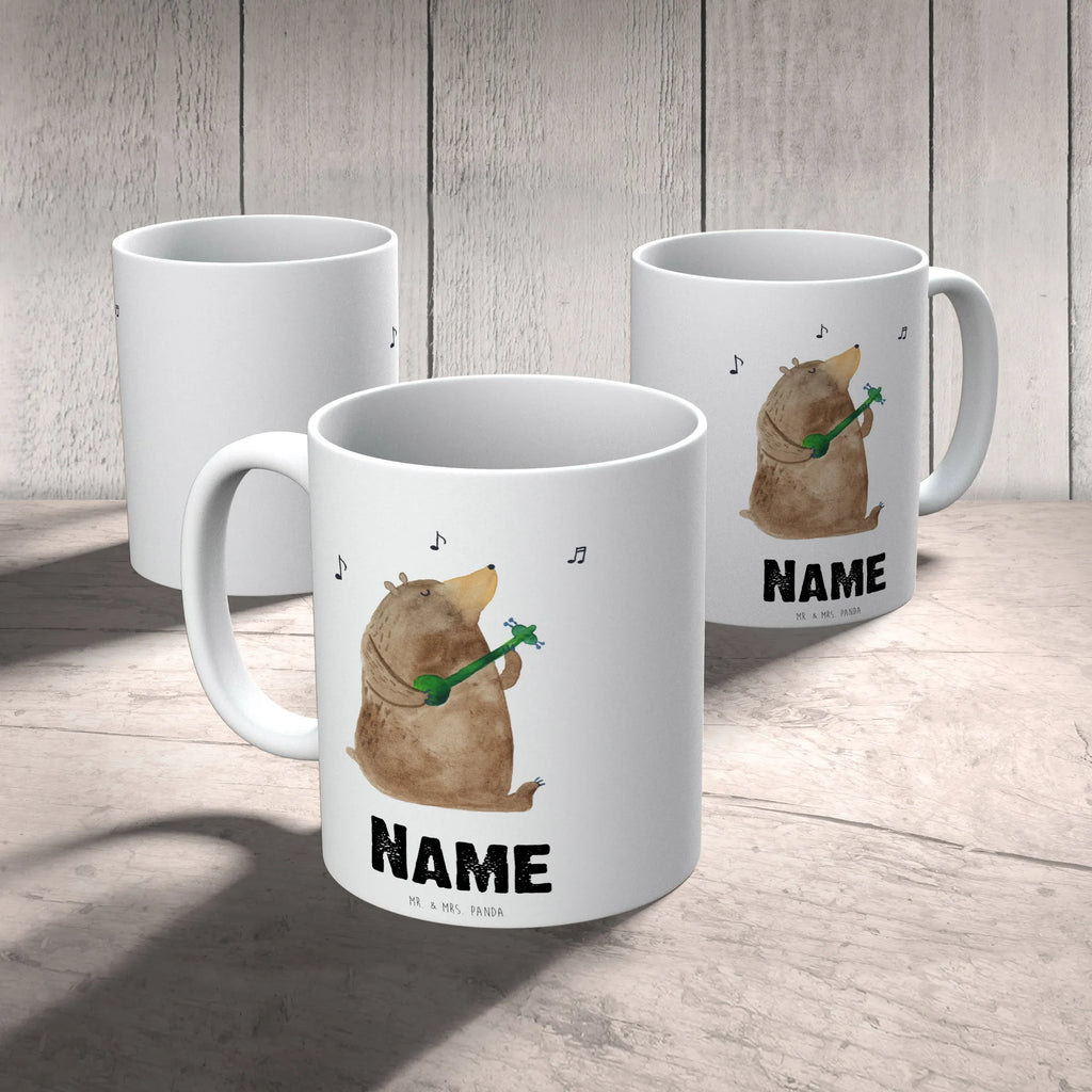 Personalisierte Tasse Bär Gitarre Personalisierte Tasse, Namenstasse, Wunschname, Personalisiert, Tasse, Namen, Drucken, Tasse mit Namen, Bär, Teddy, Teddybär