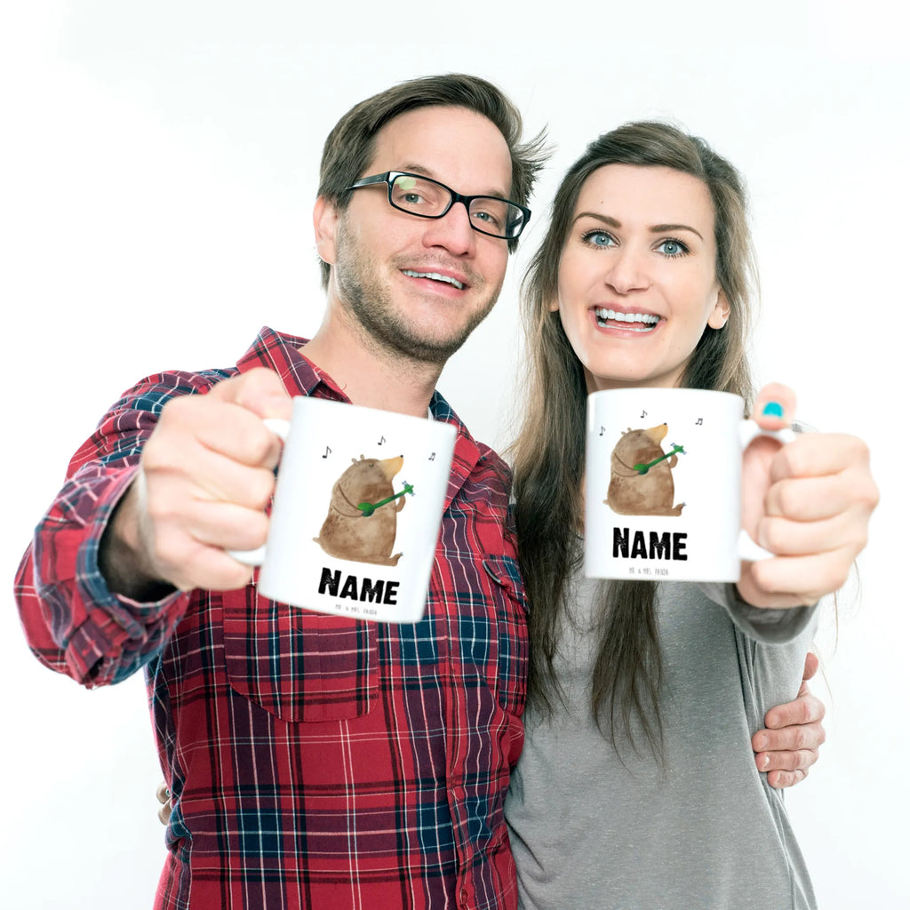 Personalisierte Tasse Bär Gitarre Personalisierte Tasse, Namenstasse, Wunschname, Personalisiert, Tasse, Namen, Drucken, Tasse mit Namen, Bär, Teddy, Teddybär