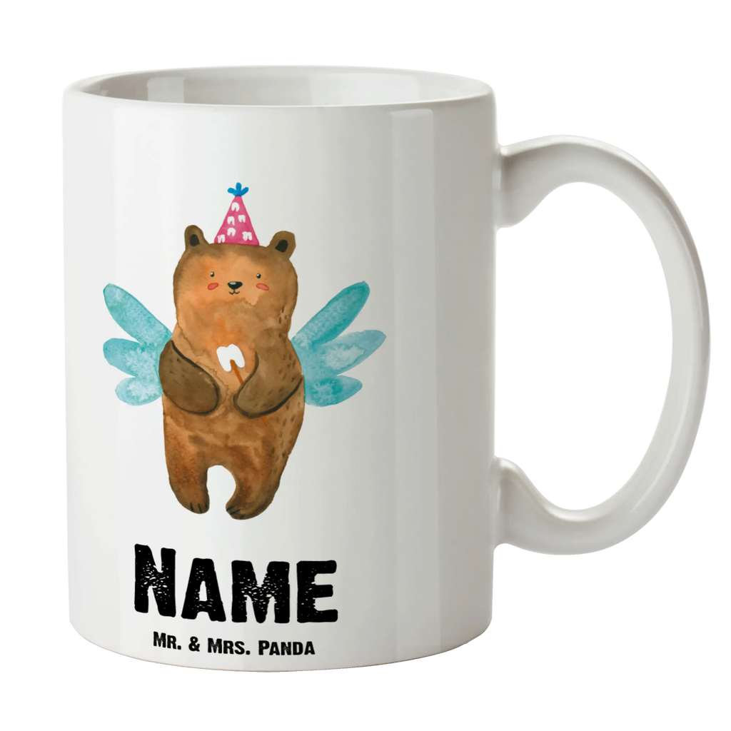 Personalisierte Tasse Zahnfee Bär Personalisierte Tasse, Namenstasse, Wunschname, Personalisiert, Tasse, Namen, Drucken, Tasse mit Namen, Bär, Teddy, Teddybär, Zahnfee, Fee, Milchzahn, Erster Zahn