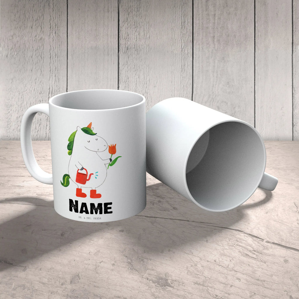 Personalisierte Tasse Einhorn Gärtner Personalisierte Tasse, Namenstasse, Wunschname, Personalisiert, Tasse, Namen, Drucken, Tasse mit Namen, Einhorn, Einhörner, Einhorn Deko, Pegasus, Unicorn, Luftballon, Gießkanne, Giesskanne, Lebenslust, Freude, Blume, Freundin, Garten, Stiefel