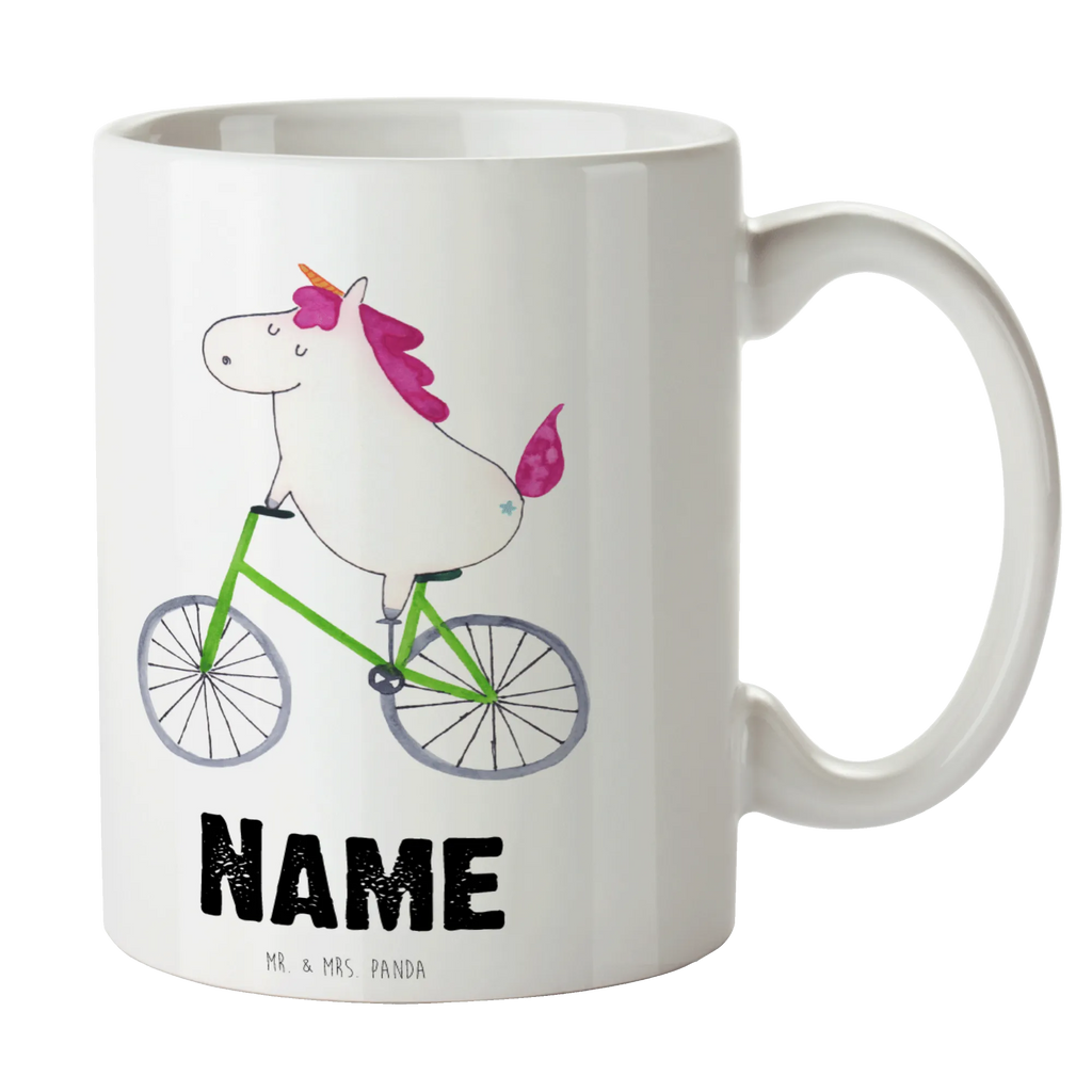 Personalisierte Tasse Einhorn Radfahrer Personalisierte Tasse, Namenstasse, Wunschname, Personalisiert, Tasse, Namen, Drucken, Tasse mit Namen, Einhorn, Einhörner, Einhorn Deko, Unicorn, Radfahren, Radfahrer, Rad, Bike, Feenstaub, Konfetti, Luxusproblem, Kummer, Liebeskummer